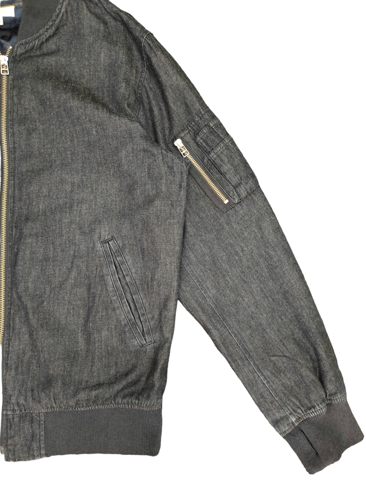 United Arrows Beauty & Youth United Arrows Denim Bomber Jacket Size US L / EU 52-54 / 3 - 3 Thumbnail