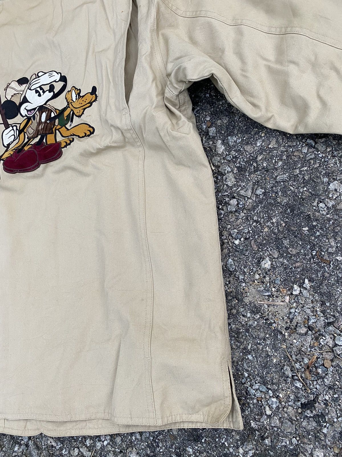 Disney × Mickey Mouse Vintage 90s Embroidered Disney Mickey Chore Jacket Size US S / EU 44-46 / 1 - 5 Thumbnail