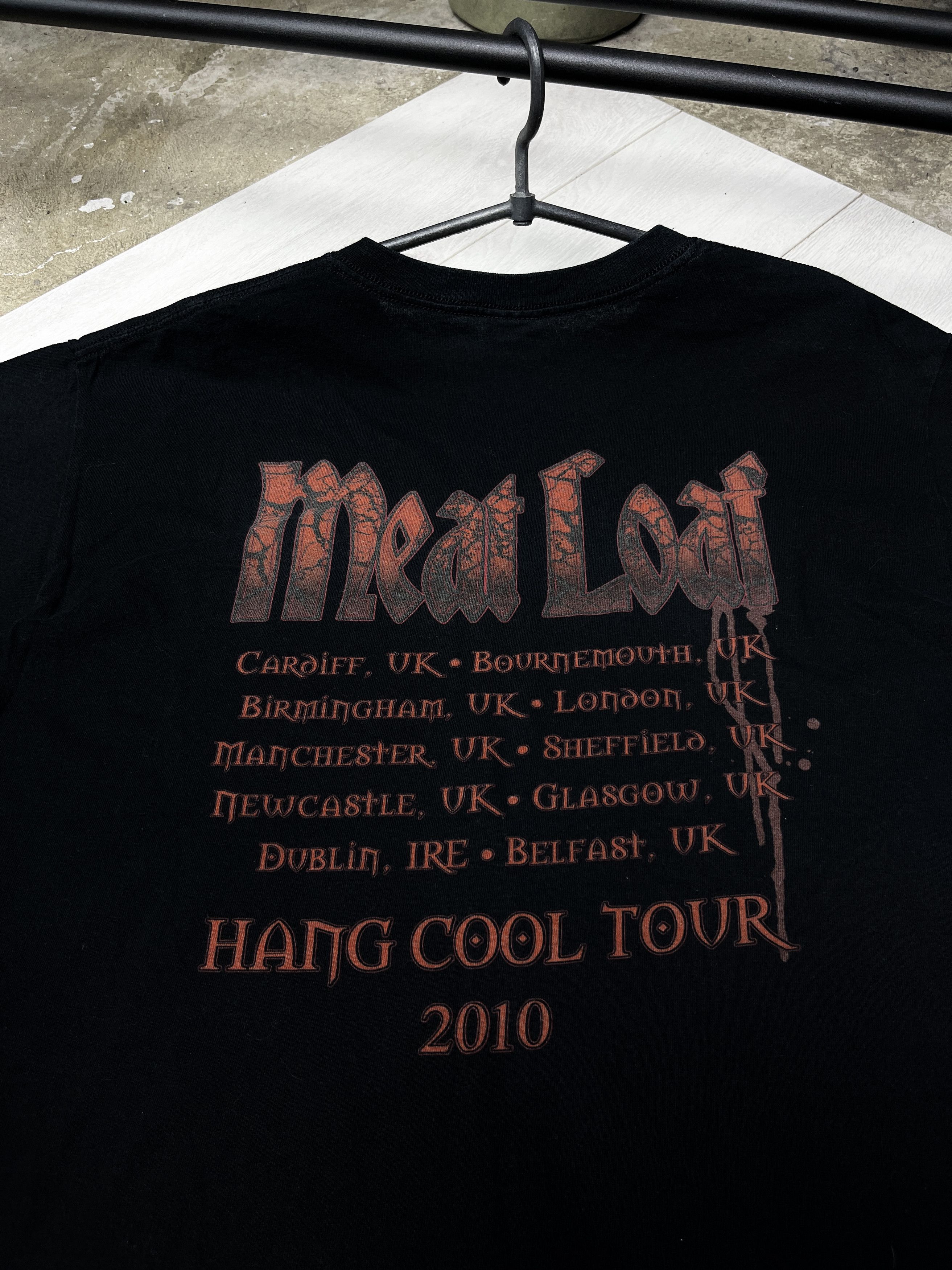 Band Tees 2010 MEAT LOAF "HANG COOL TEDDY BEAR" WORLD TOUR TEE - № 965 Size US L / EU 52-54 / 3 - 4 Thumbnail
