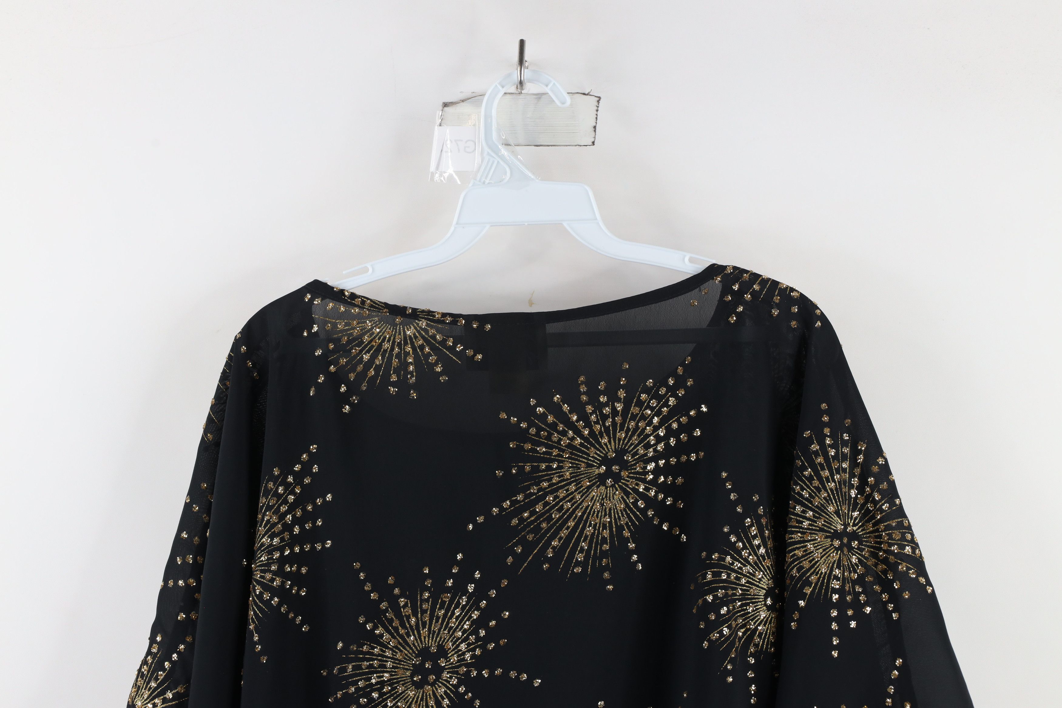Vintage Vintage 90s Streetwear Sunburst Dolman Sleeve Cuff Hem Shirt Size XL / US 12-14 / IT 48-50 - 10 Thumbnail