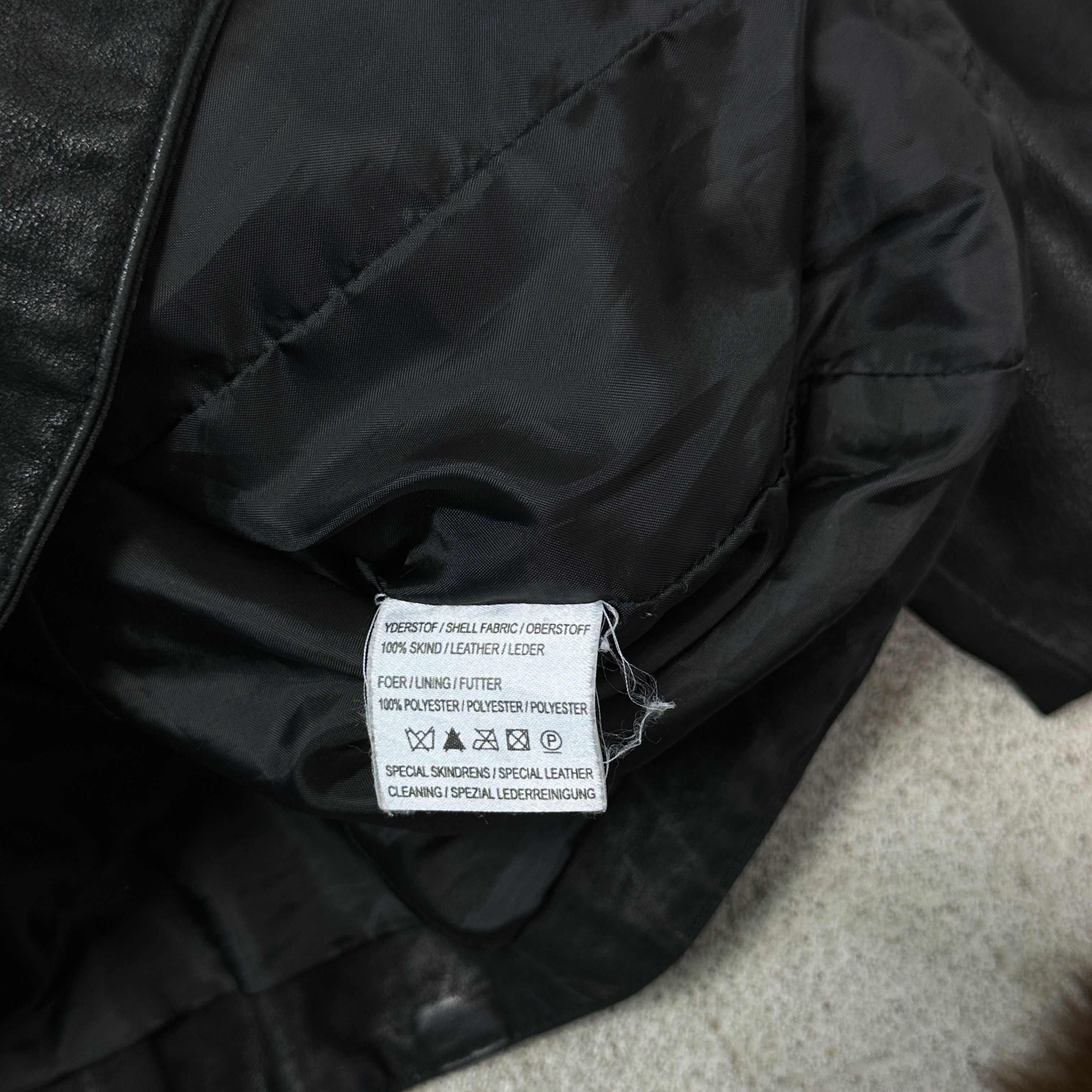 Vintage Vintage Avant Garde Leather Biker Moto Grunge Jacket 00s Size US M / EU 48-50 / 2 - 5 Thumbnail