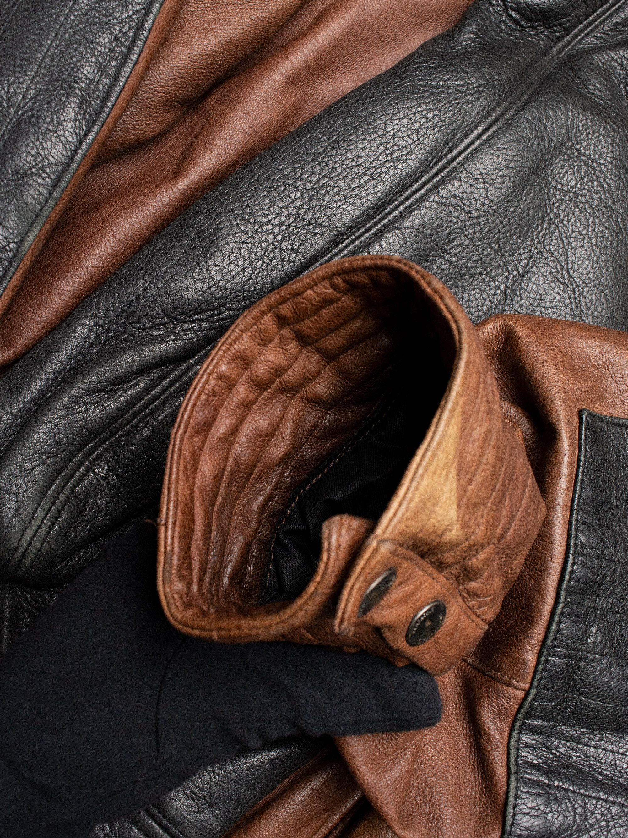 Marithe + Francois Girbaud Marithé & François Girbaud - 1980s - life preserver leather Size US L / EU 52-54 / 3 - 12 Thumbnail