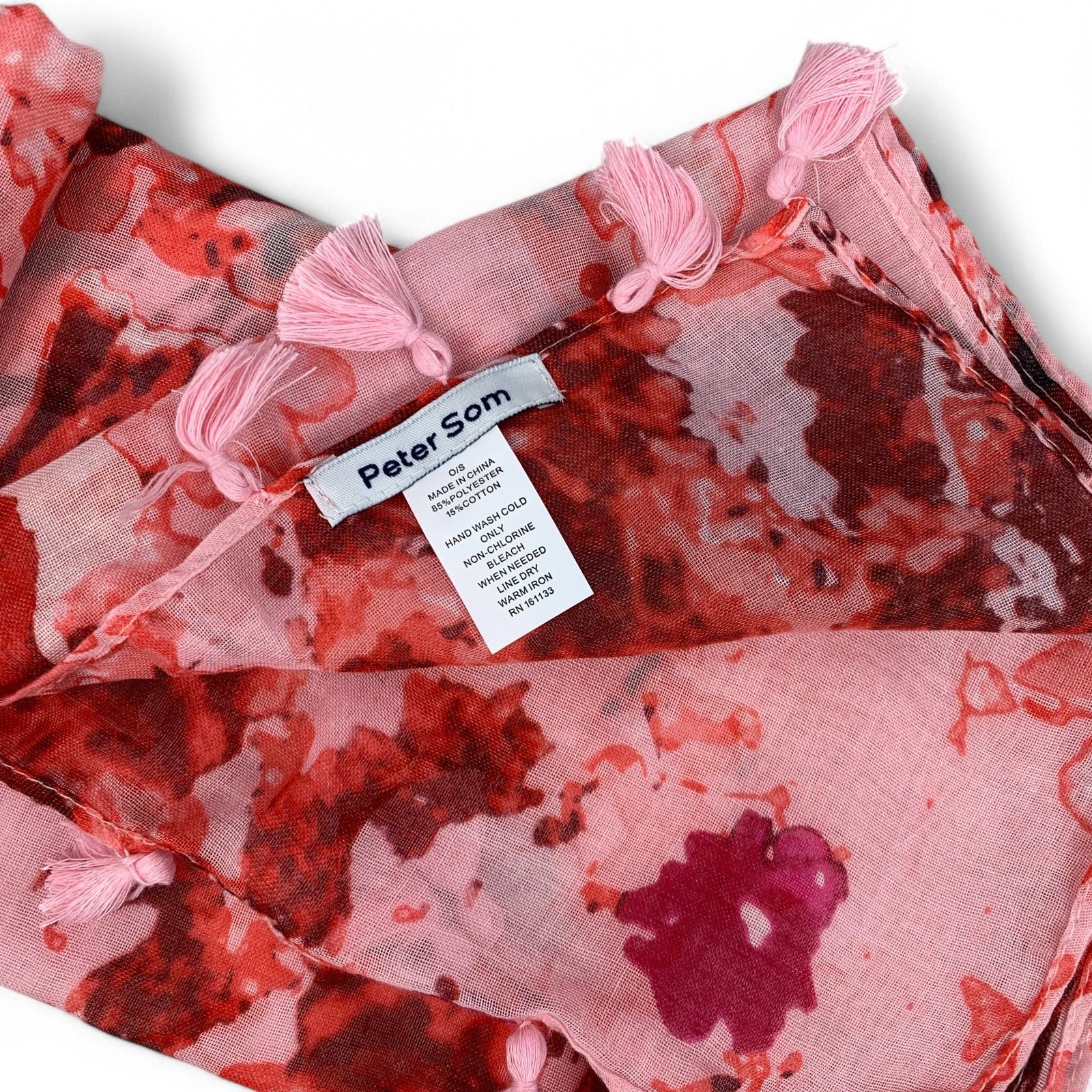 Other Peter Som Sarong Dream Floral Rose Quartz Swim Beach Coverup Size ONE SIZE - 4 Thumbnail