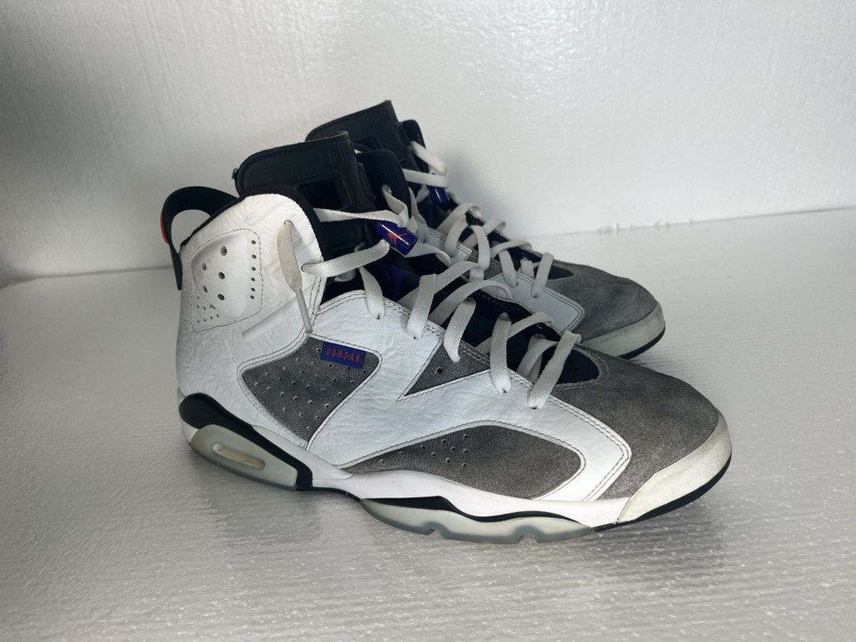 Jordan Brand Air Jordan 6 Retro LTR White Flint Flight Nostalgia Sz 14 Size US 14 / EU 47 - 1 Thumbnail