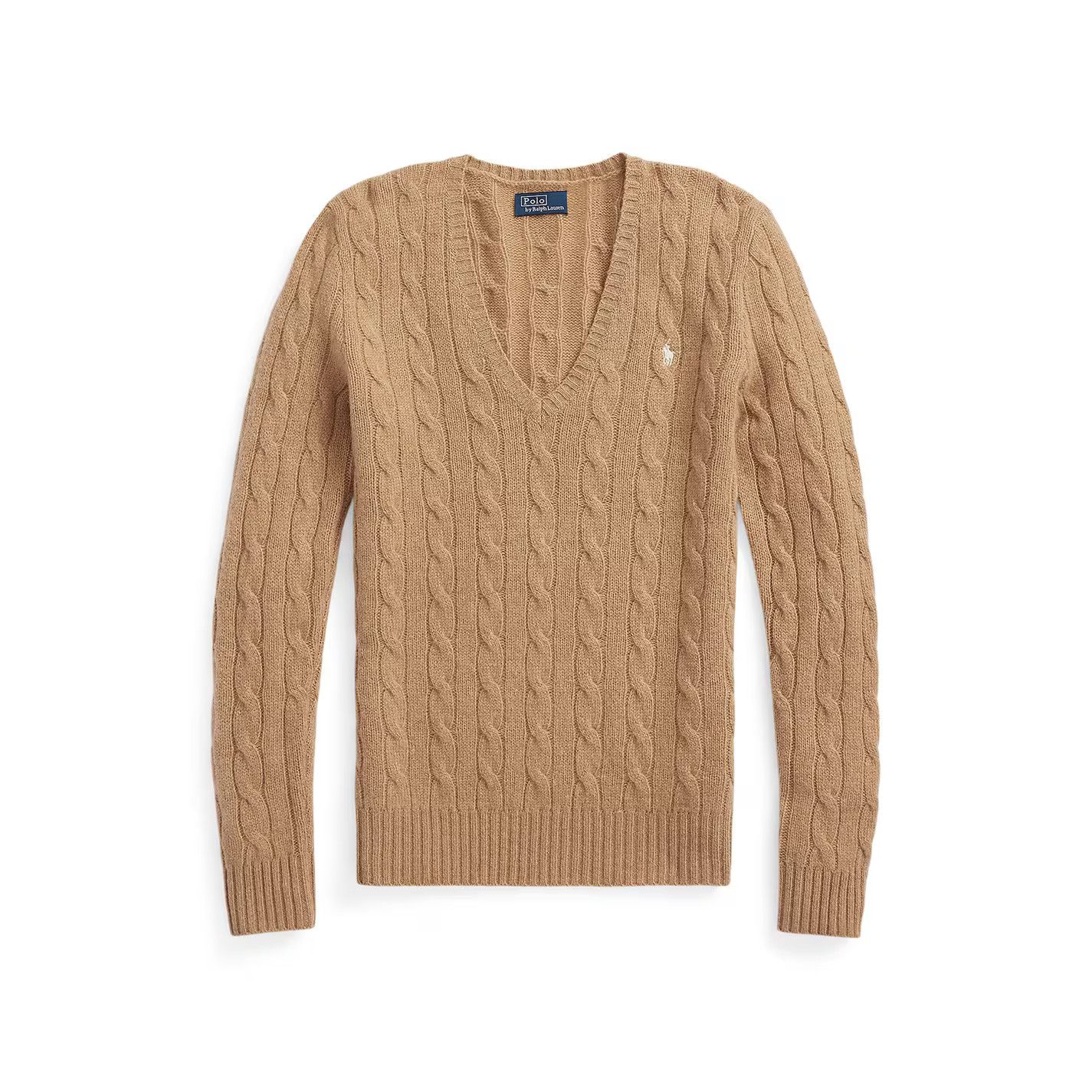 Polo Ralph Lauren o1g2r1mq0825 Cable Sweater in Camel Size S / US 4 / IT 40 - 1 Thumbnail