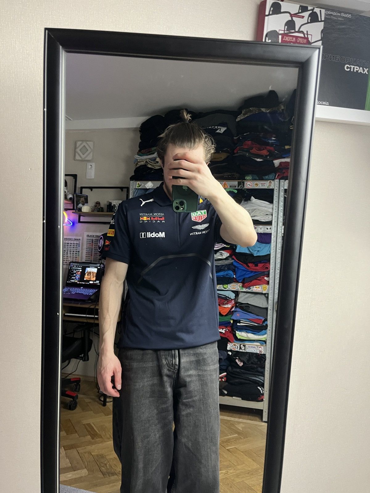 Puma × Red Bull Puma Red Bull Aston Martin Formula 1 Racing Polo T-Shirt Size US M / EU 48-50 / 2 - 3 Thumbnail
