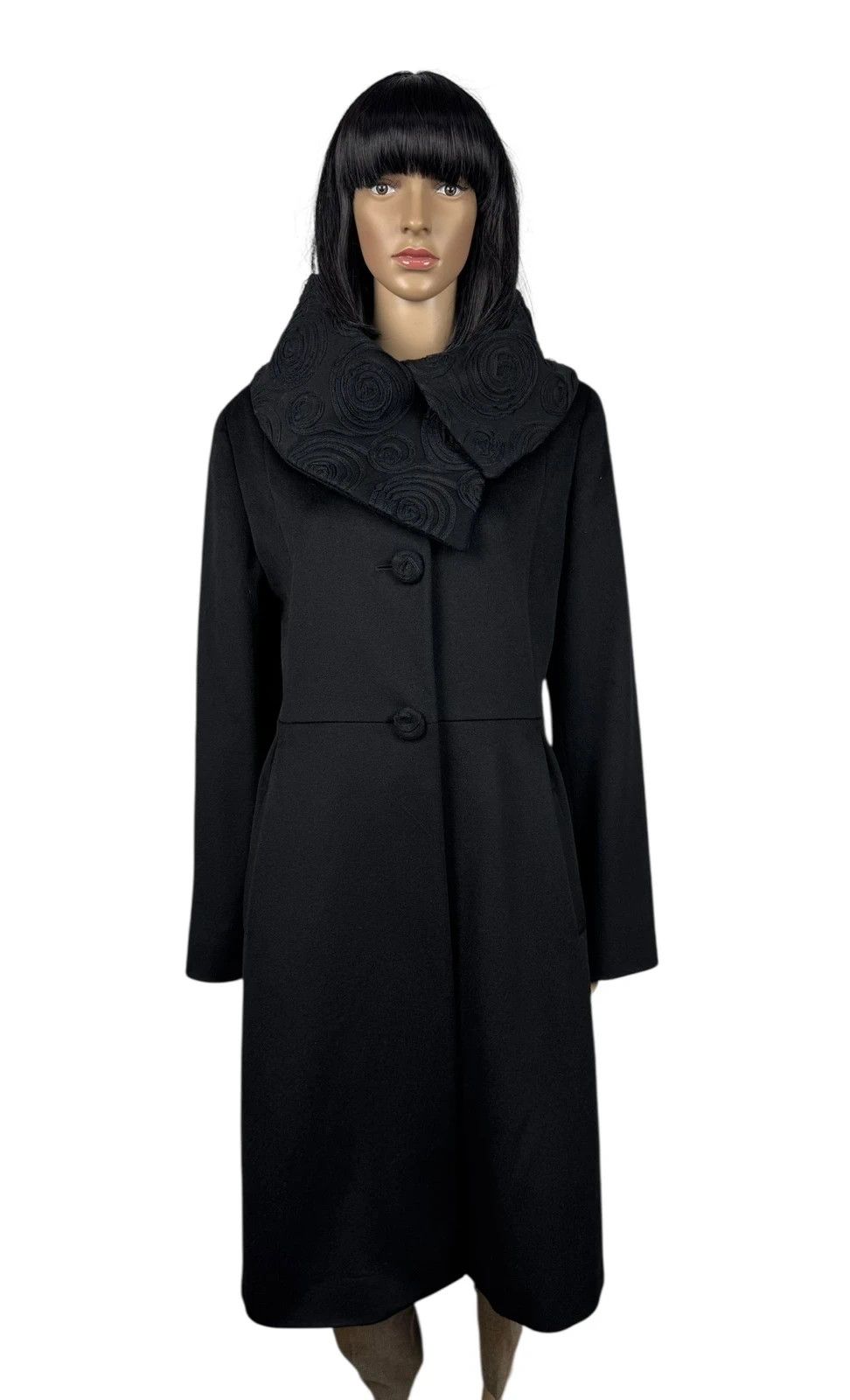 Cinzia Rocca Cinzia Rocca Loro Piana Wool Overcoat Embroidered size IT48 Size L / US 10 / IT 46 - 1 Thumbnail