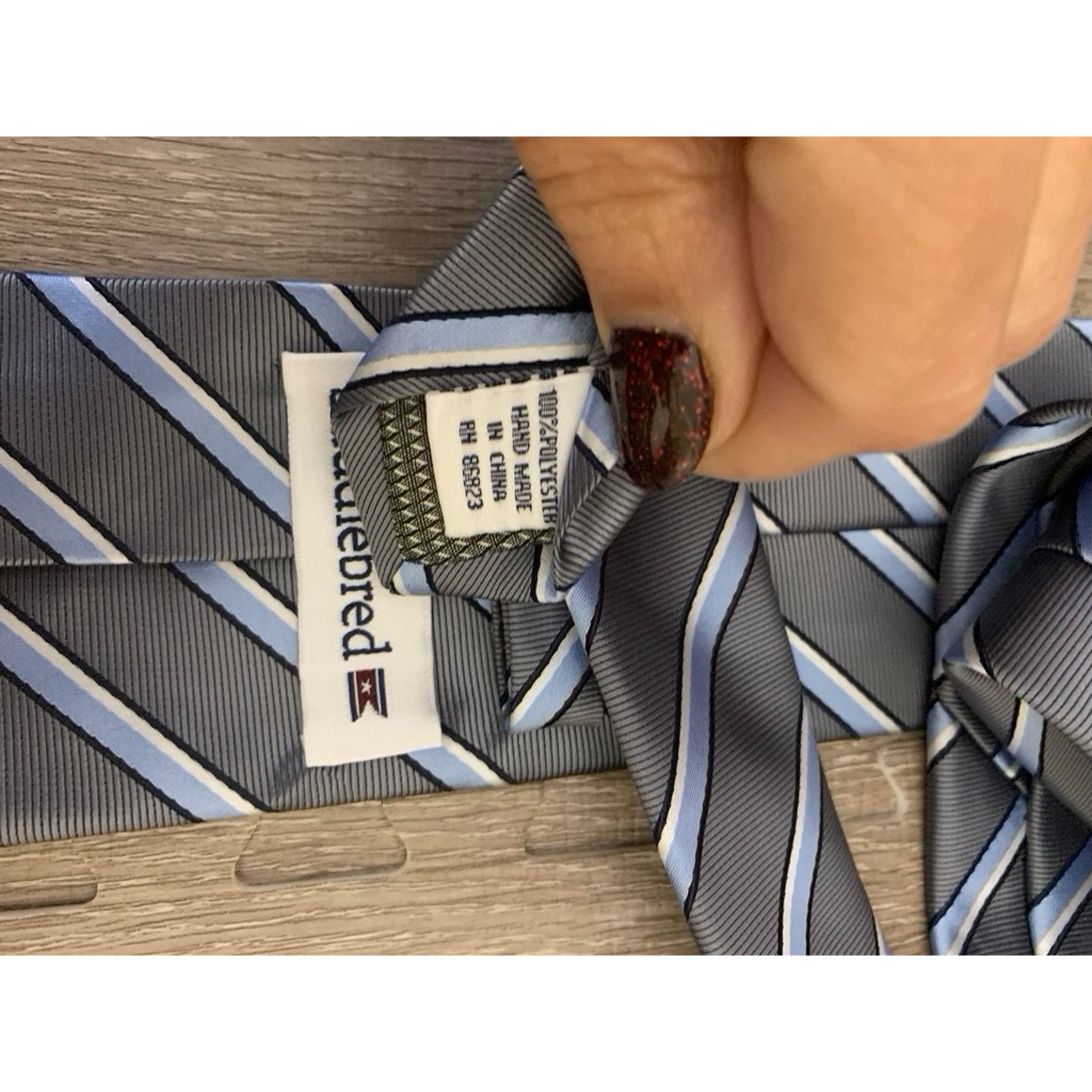 Saddlebred Saddlebred Men's Designer Striped Tie Set Multicolor 5 Piece Size ONE SIZE - 4 Thumbnail