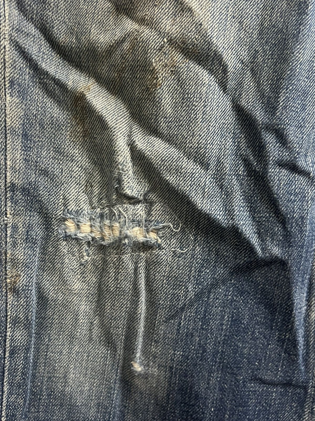 Vintage Vintage 1950s RANCH CRAFT Side Zipper Jeans - Fabulous! Size US 27 - 7 Thumbnail