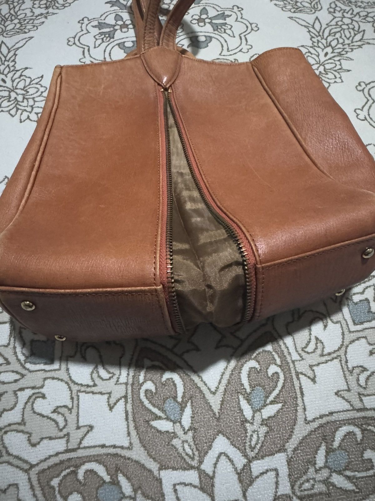 Genuine Leather × If Six Was Nine × Japanese Brand Vtg Norma Kamali Full Leather Mini Backpack Size ONE SIZE - 4 Thumbnail