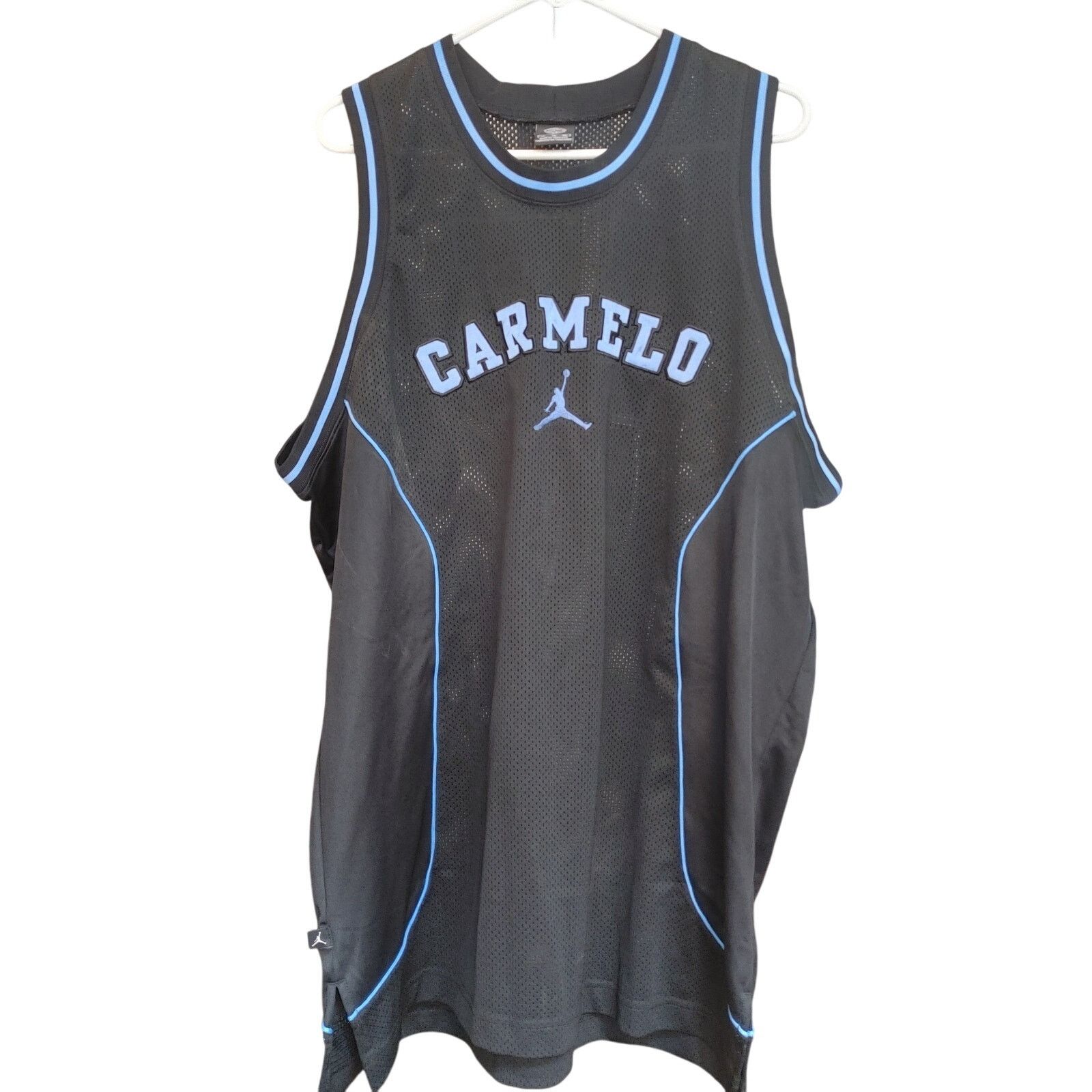Other Air Jordan Carmelo Anthony #15 Men's XL Black/Blue Jersey Size US XL / EU 56 / 4 - 1 Thumbnail