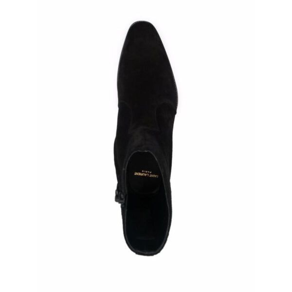 Saint Laurent Paris o1bcso1str0724 Zipped Boots in Black Size US 8 / EU 41 - 3 Thumbnail