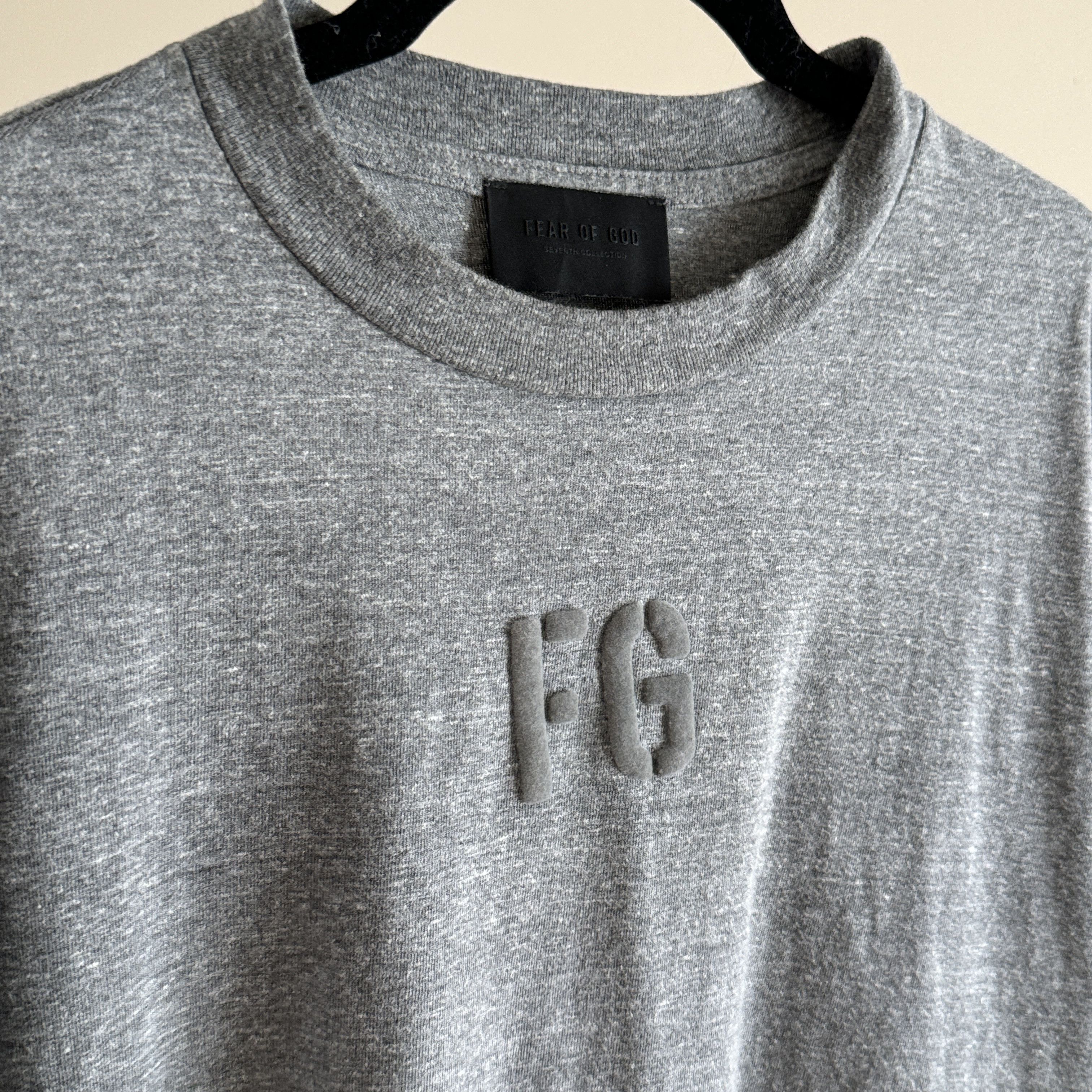 Fear of God Fear of God FG T-shirt 7th Collection Men gray Small Size US S / EU 44-46 / 1 - 2 Thumbnail