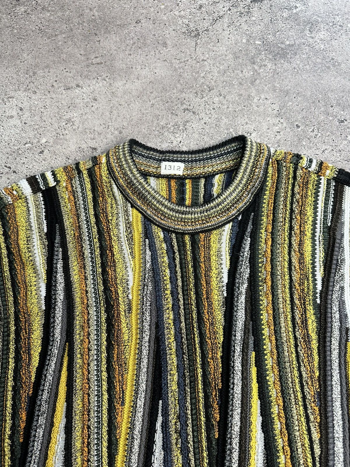 Carlo Colucci × Coogi × Vintage Vintage Carlo Colucci Knitted Sweater Coogi Style Archival Size US L / EU 52-54 / 3 - 5 Thumbnail