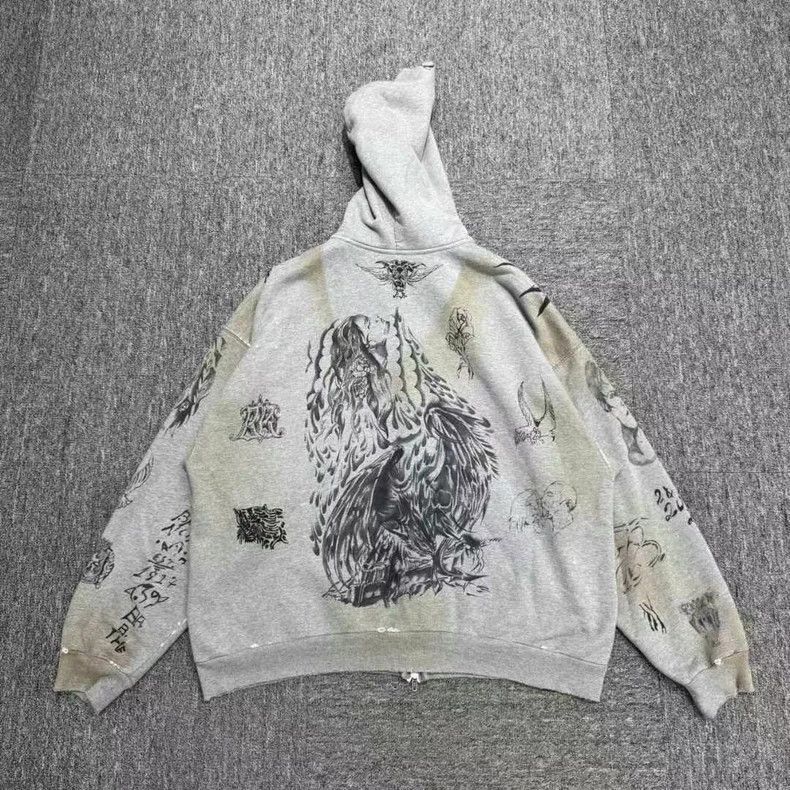 Balenciaga Balenciaga 24ss do old tattoo hoodie hoodie-2507 Size US M / EU 48-50 / 2 - 6 Thumbnail