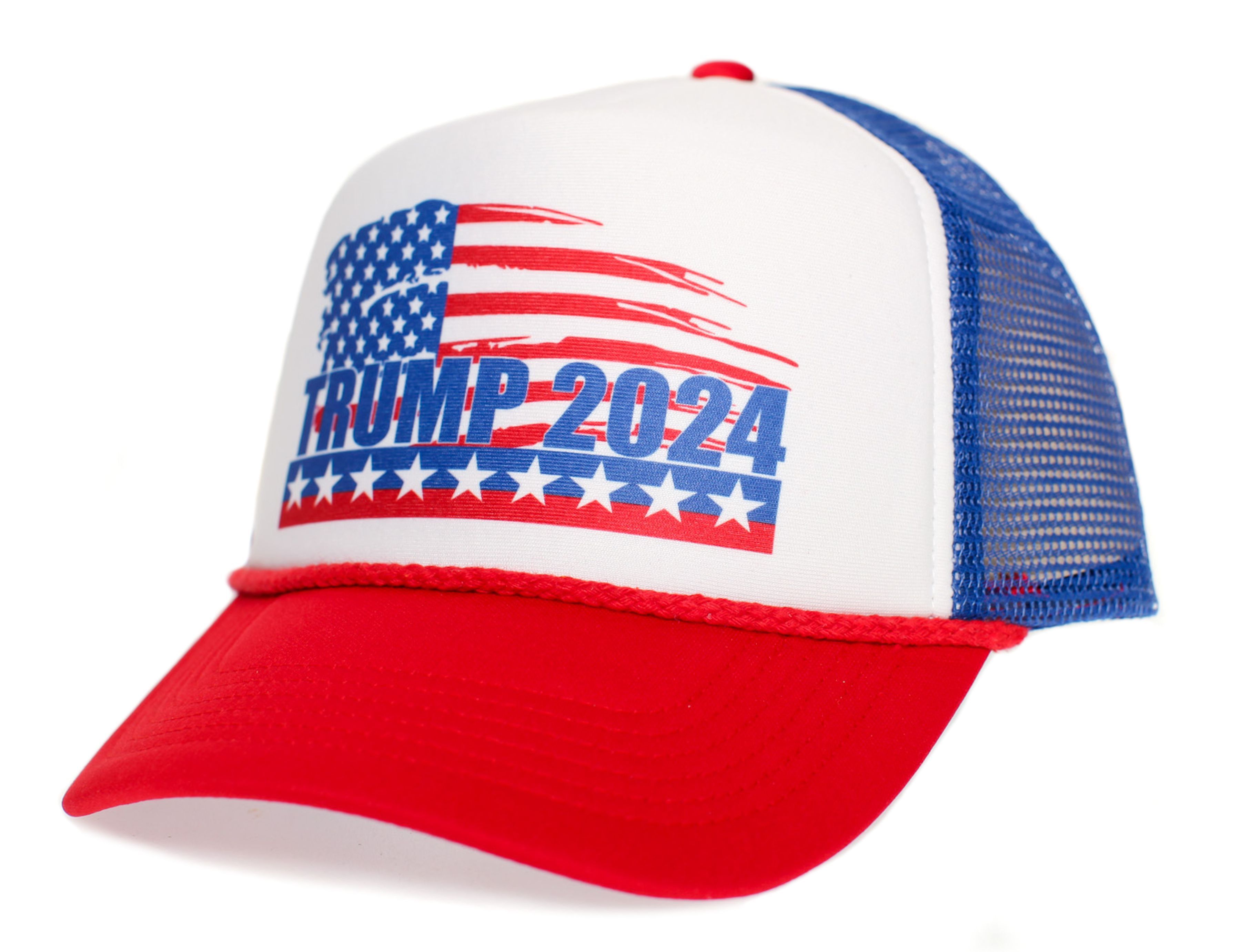 Other Trump 2024 Hat Take America Back Cap Adult Royal/Red/White Size ONE SIZE - 1 Preview