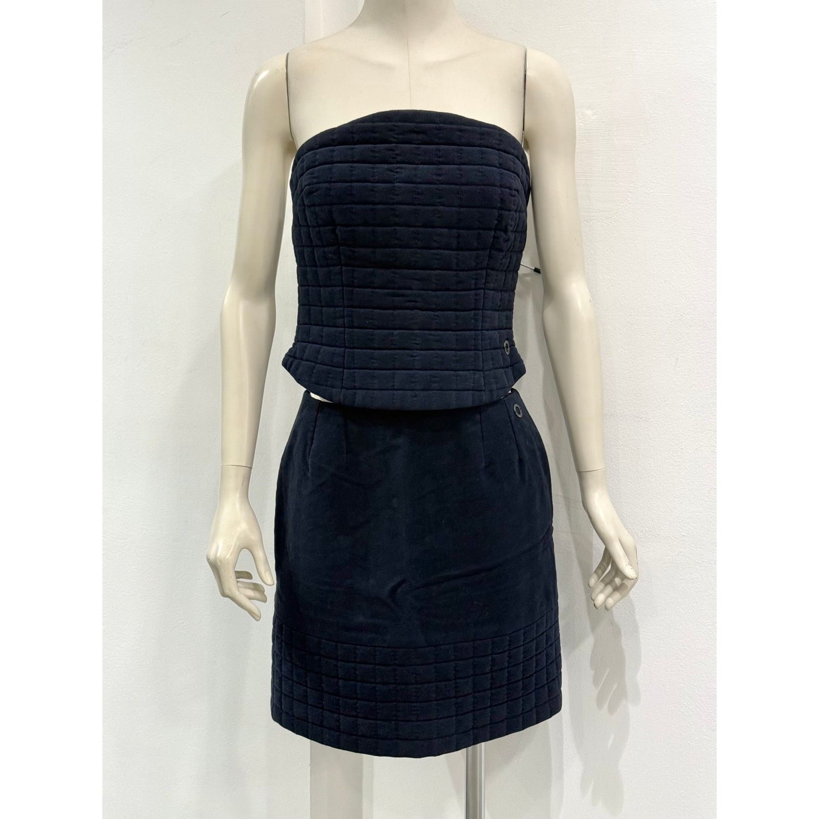 Chanel S/S2000 Chanel runway padded set top & skirt Size S / US 4 / IT 40 - 1 Thumbnail