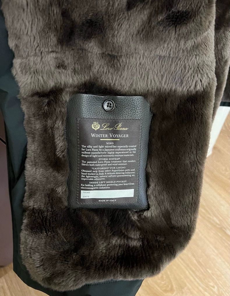 Loro Piana LORO PIANA Winter Traveler series coat Fur men's jacket Size US XXL / EU 58 / 5 - 8 Thumbnail