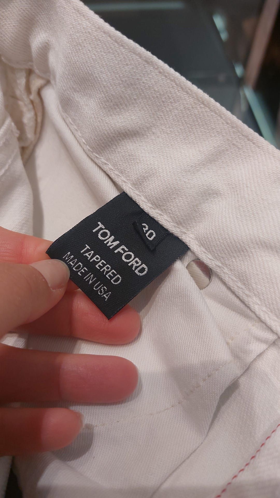 Tom Ford o1loc1c0924 DPT002 Tapered Jeans in White Size US 36 / EU 52 - 5 Thumbnail
