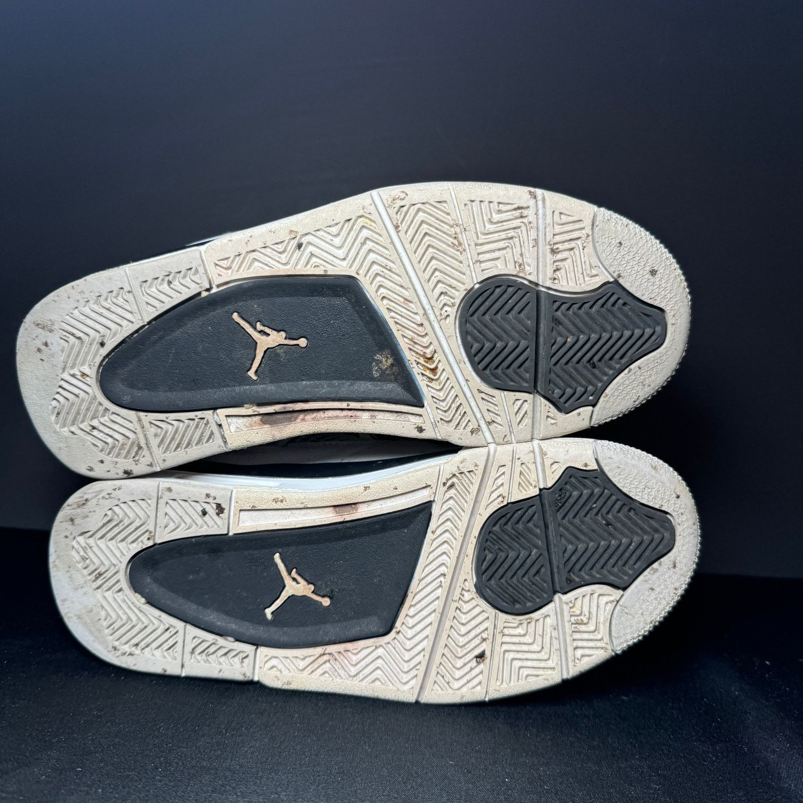 Jordan Brand × Nike Size 5 Nike Air Jordan 4 Retro GS Military Black Men's Shoes Size US 5 / EU 37 - 7 Thumbnail