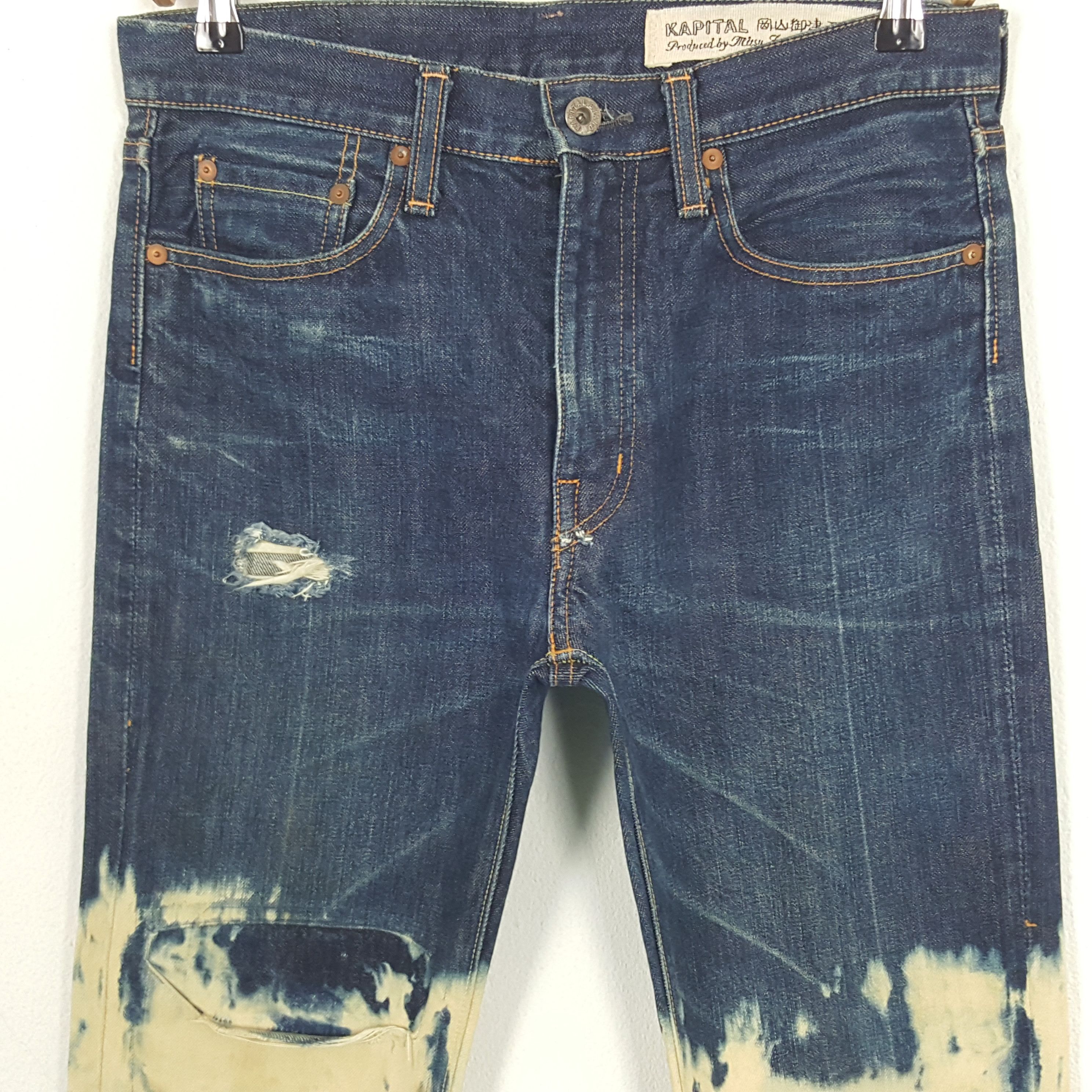 If Six Was Nine × Kapital × Vintage Vintage KAPITAL Japanese Grunge Style Denim Jeans Size US 30 / EU 46 - 2 Thumbnail
