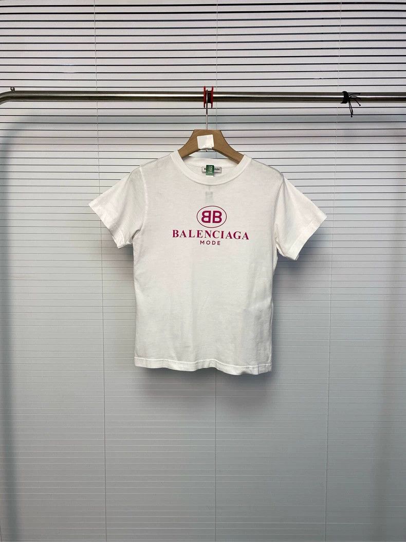 Balenciaga Balenciaga Short Sleeve T-Shirt with Double B Letter Print Size US S / EU 44-46 / 1 - 1 Thumbnail