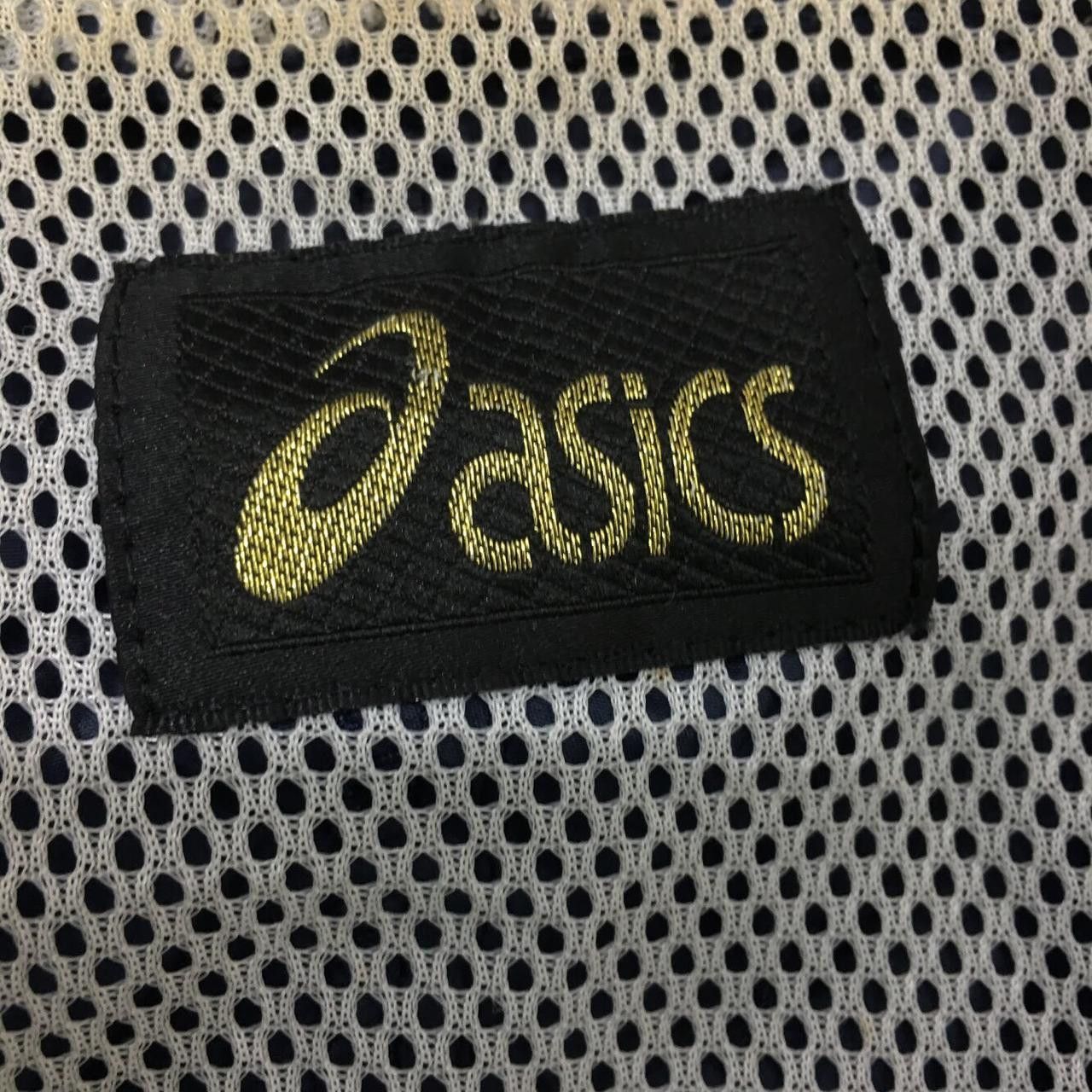 Asics Vtg 80' ASICS Blue Technical Windbreaker Sweater Tiger Size US M / EU 48-50 / 2 - 4 Thumbnail