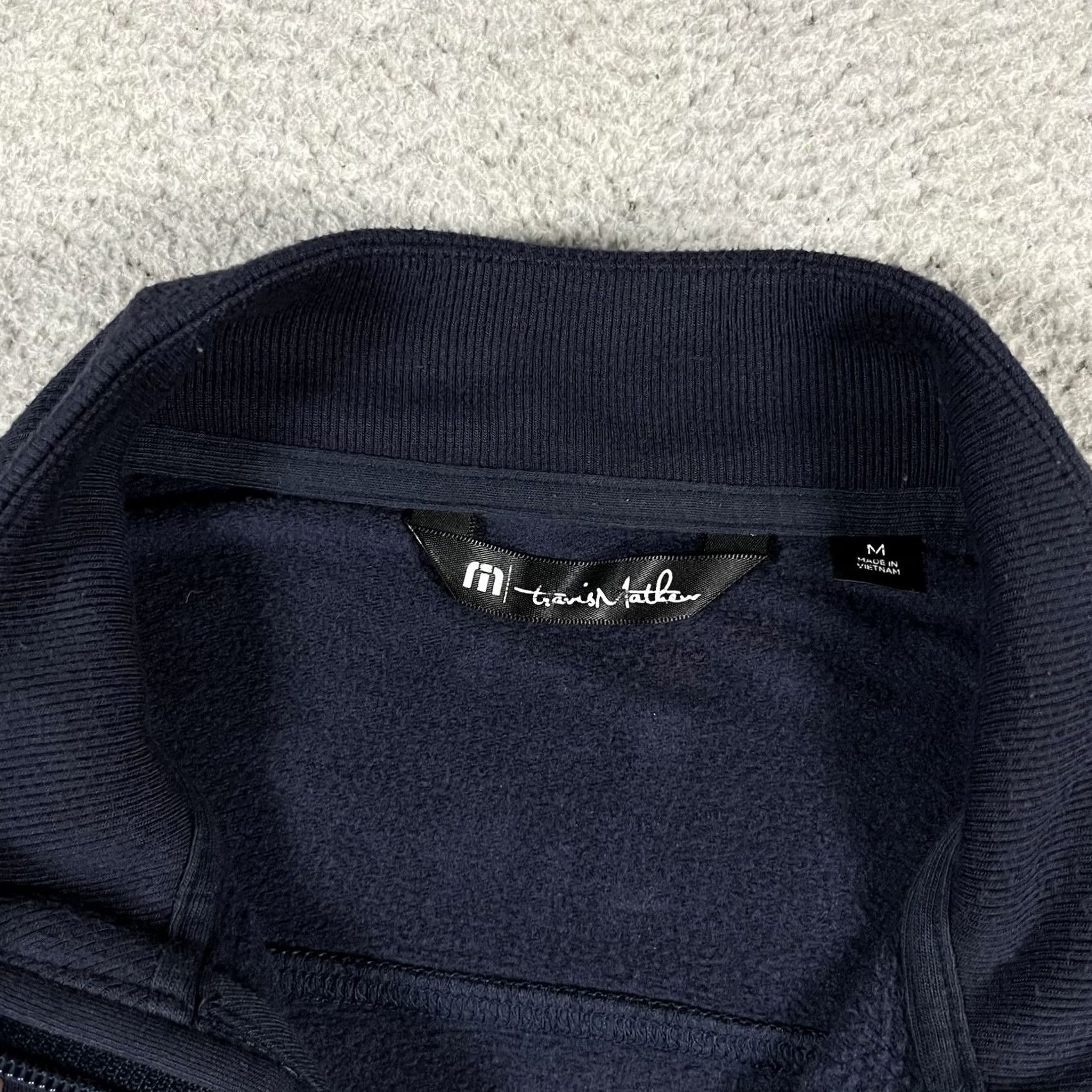 TravisMathew Travis Mathew 1/4 Zip Pullover Mens M Performance Basil Hayden Logo Jacket Shirt Size US M / EU 48-50 / 2 - 4 Thumbnail