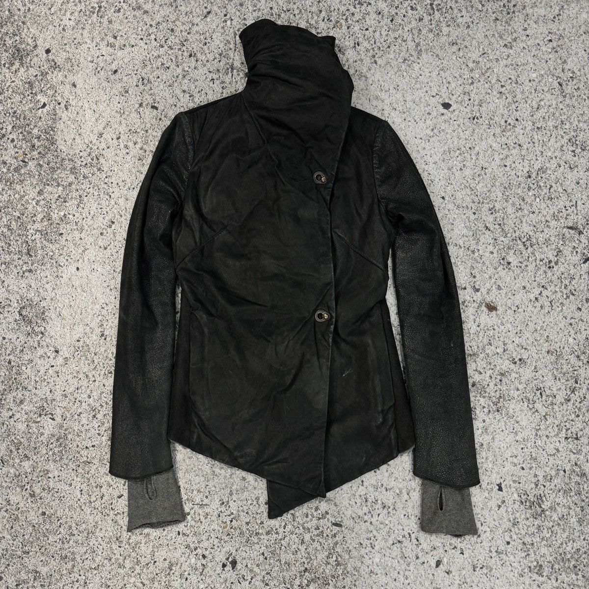 Isaac Sellam Experience Isaac Sellam Experience Lambskin Leather Down Puffer Jacket Size XS / US 0-2 / IT 36-38 - 9 Thumbnail