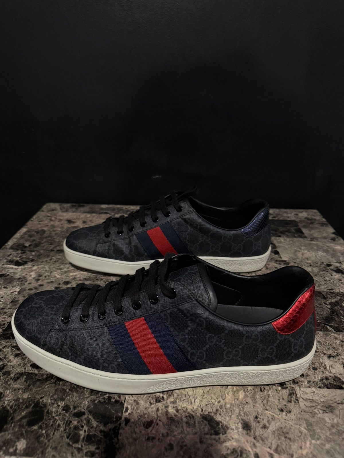 Gucci Gucci Ace GG Supreme Size US 10.5 / EU 43-44 - 3 Thumbnail