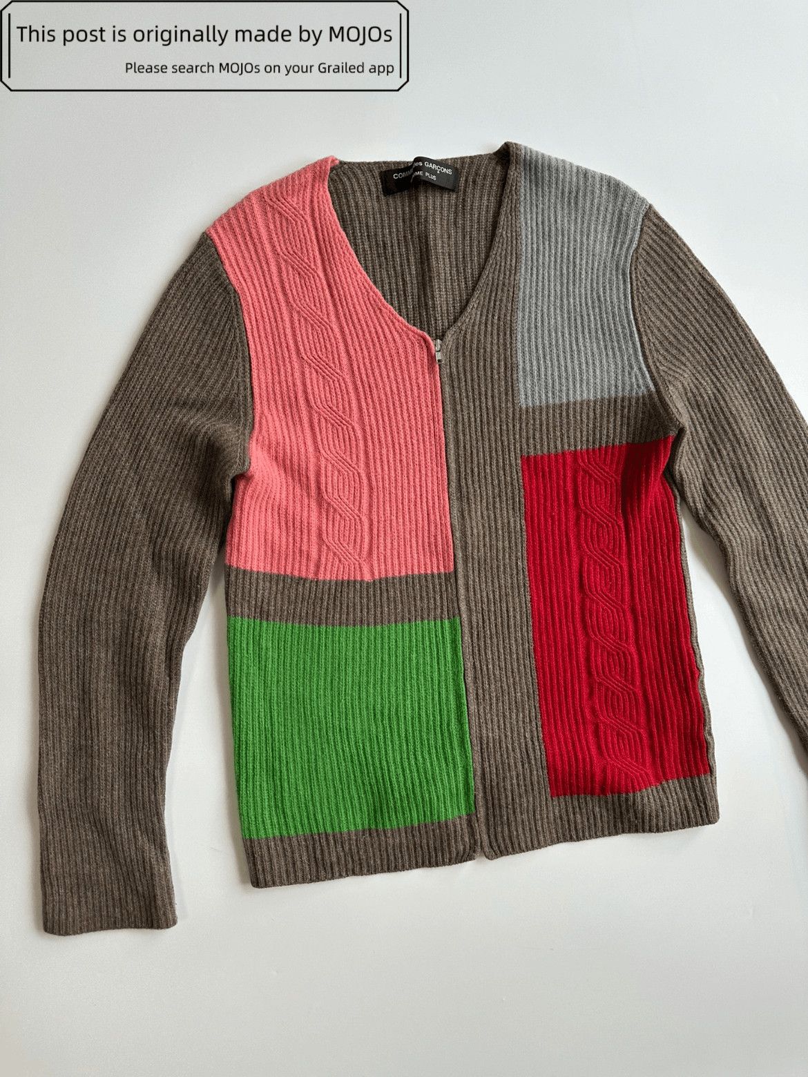 Comme des Garcons Homme Plus Comme Des Garcons Homme Color Joint Zip-up ...
