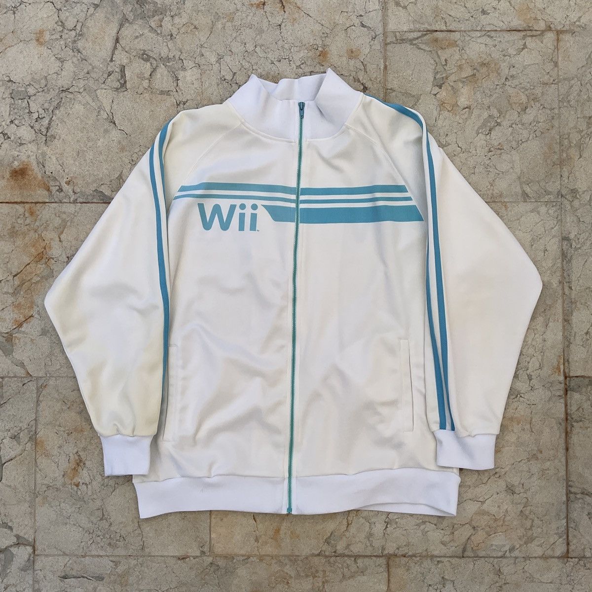 Vintage Wii Sports Nintendo Video Game Promo Track Jacket