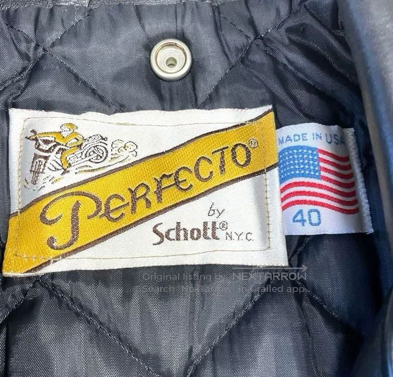 Schott Schott Leather coat Size US XXS / EU 40 - 7 Thumbnail