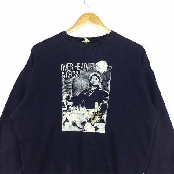 Vintage Vtg KALOF Football Soccer Legend Sweatshirt Champion League Size US M / EU 48-50 / 2 - 5 Thumbnail