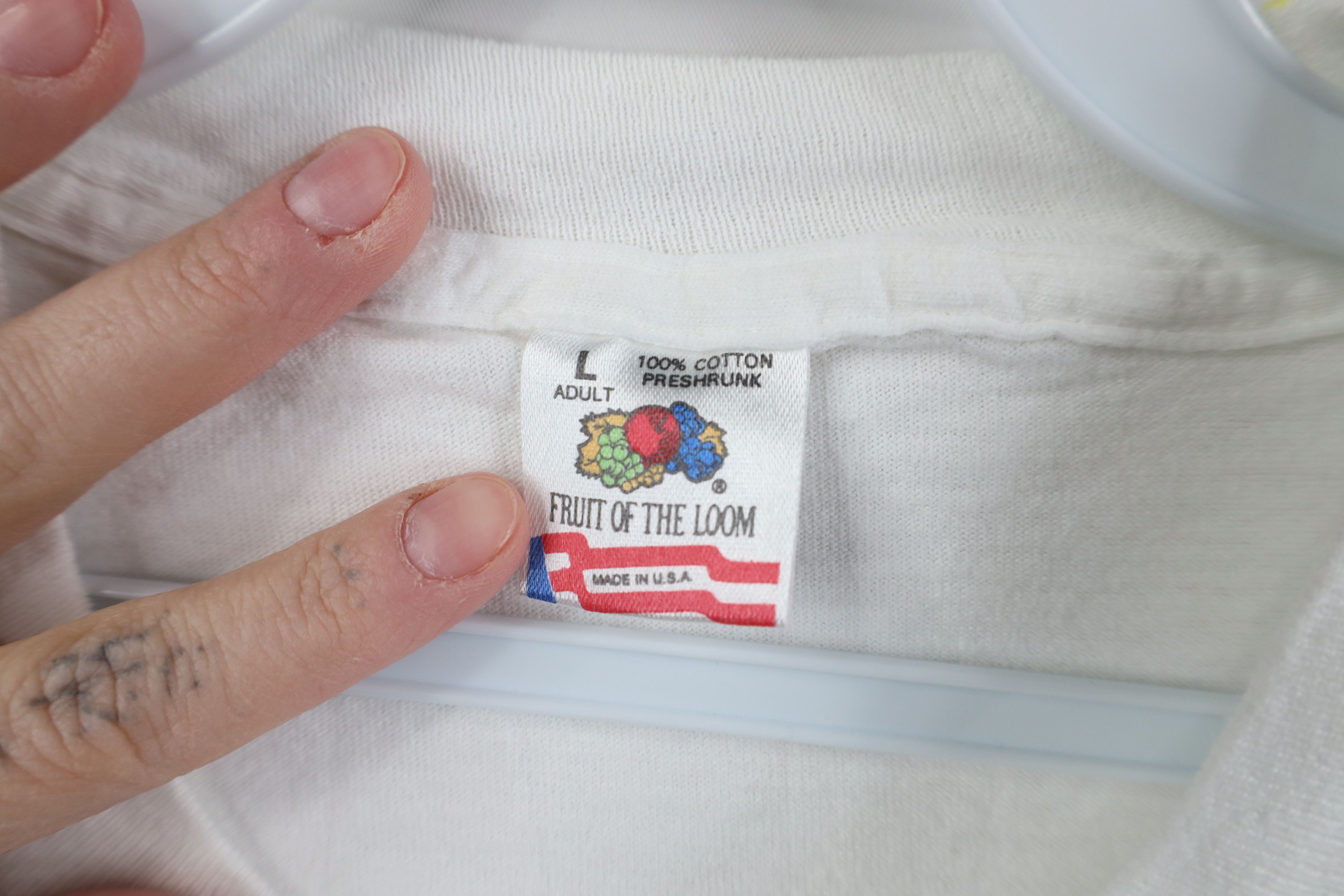 Fruit Of The Loom Vintage 90s Dance Dancing Shoes Ballet Ballerina T-Shirt USA Size L / US 10 / IT 46 - 12 Thumbnail