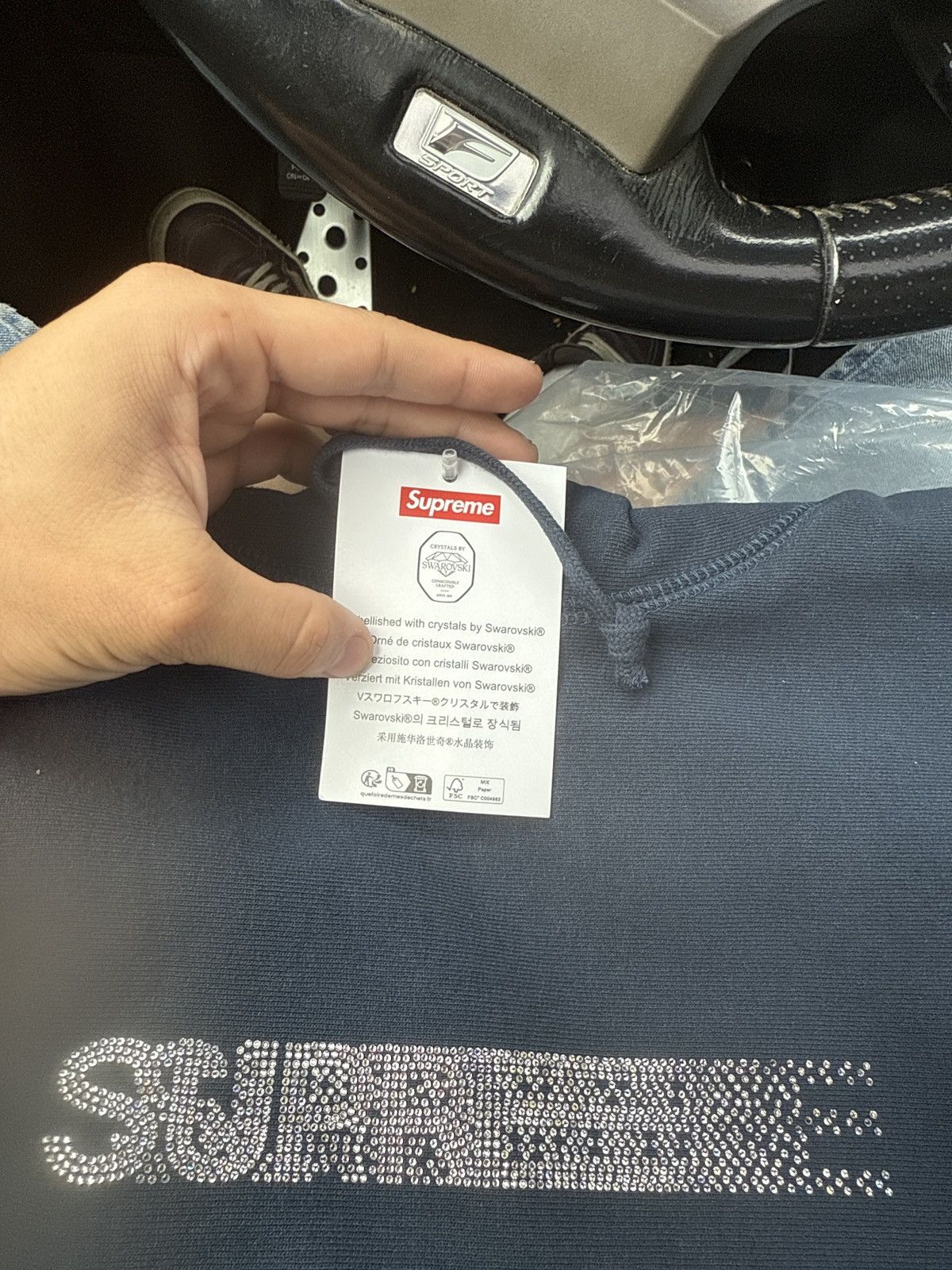 Supreme Supreme swarovski hoodie Size US L / EU 52-54 / 3 - 1 Thumbnail
