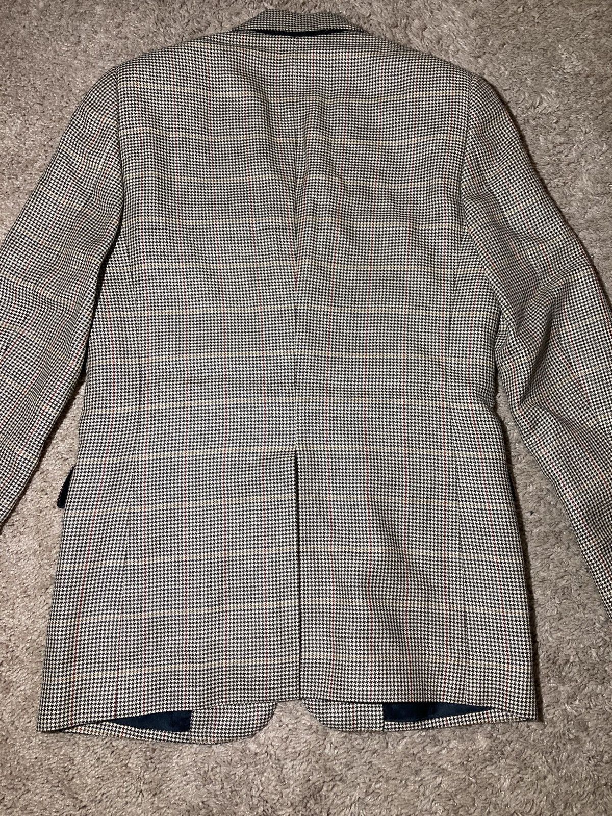 Celine SS20 Celine Houndstooth Check Coat Blazer Jacket 2020 70s Size 44R - 11 Thumbnail