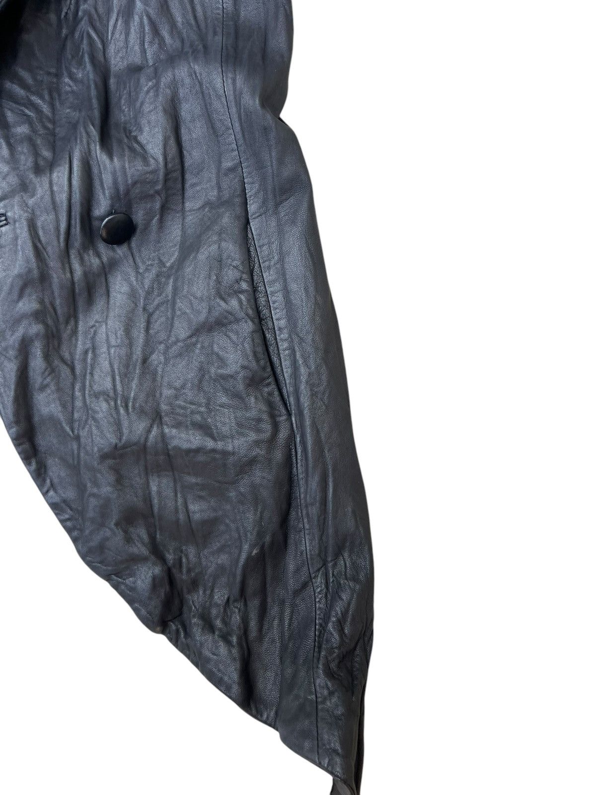Bajra × Vintage Vintage Bajra Japan Patina Sheepskin Leather Long Vest Size US XS / EU 42 / 0 - 8 Thumbnail