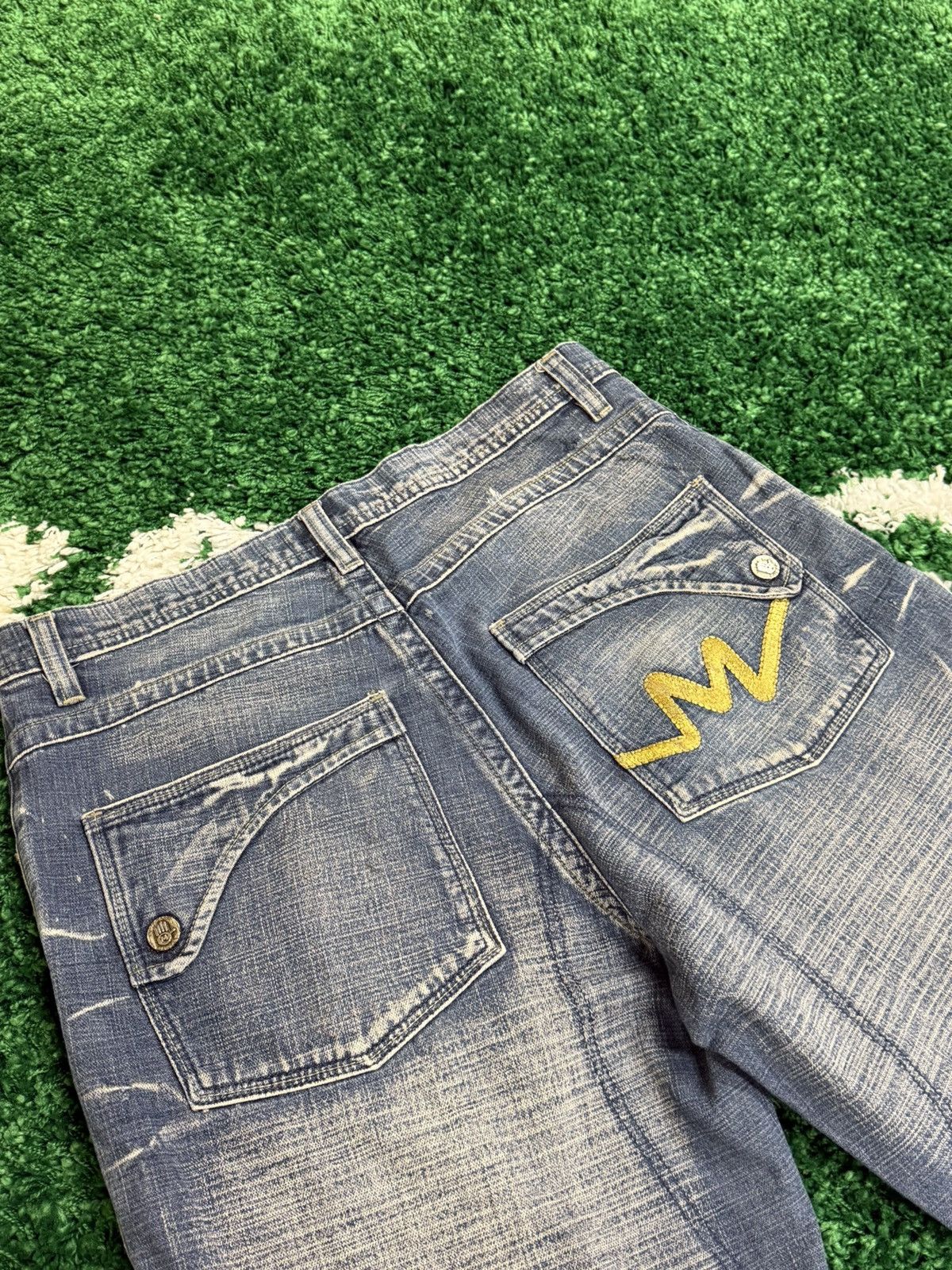 Vintage Cool Vintage "M" Denim Jeans Sz. 34 Size US 34 / EU 50 - 4 Thumbnail