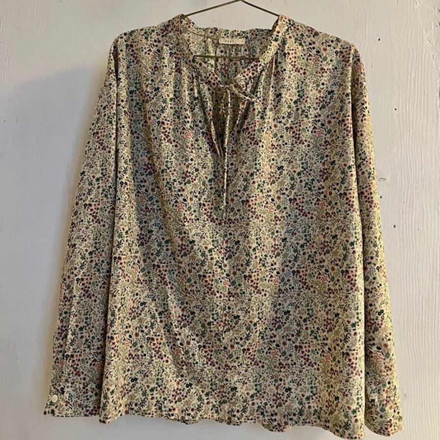 6397 6397 Floral Cotton Blouse – Size Small Size S / US 4 / IT 40 - 1 Thumbnail