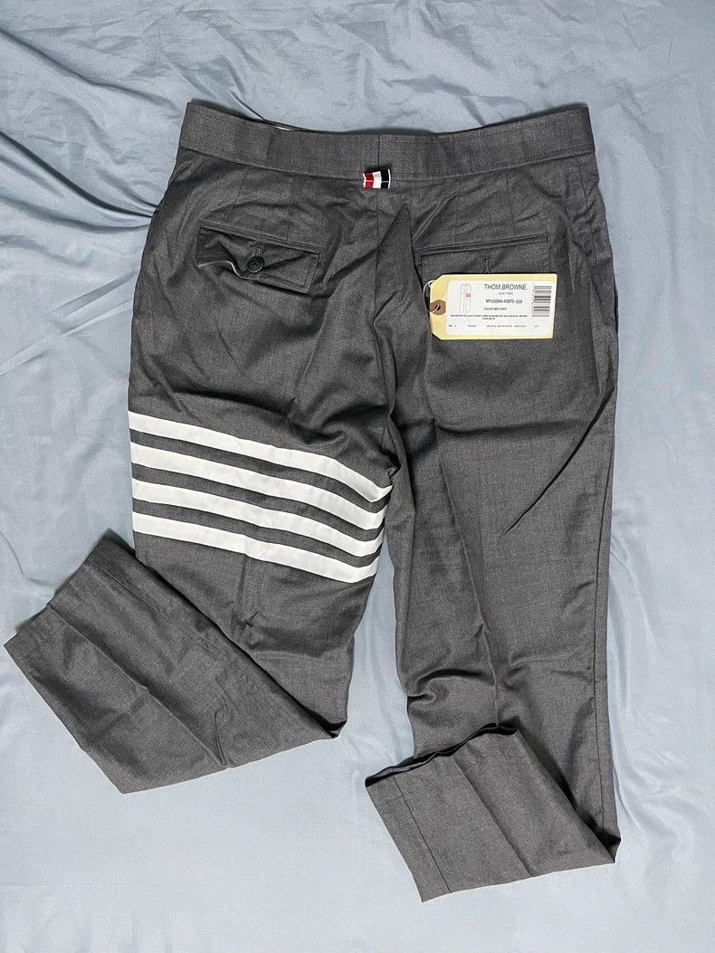 Thom Browne Thom Browne Gray Track Pants-dmc Size US 26 / EU 42 - 1 Thumbnail
