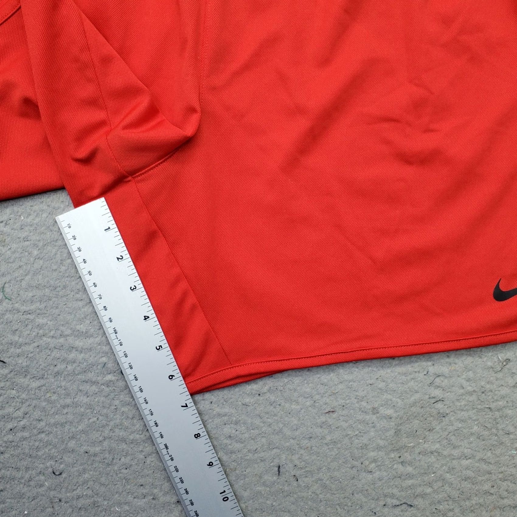 Nike Nike Knit Hybrid Training Shorts Mens XXL Red Swoosh Logo Elastic Waist Size US 39 - 4 Thumbnail