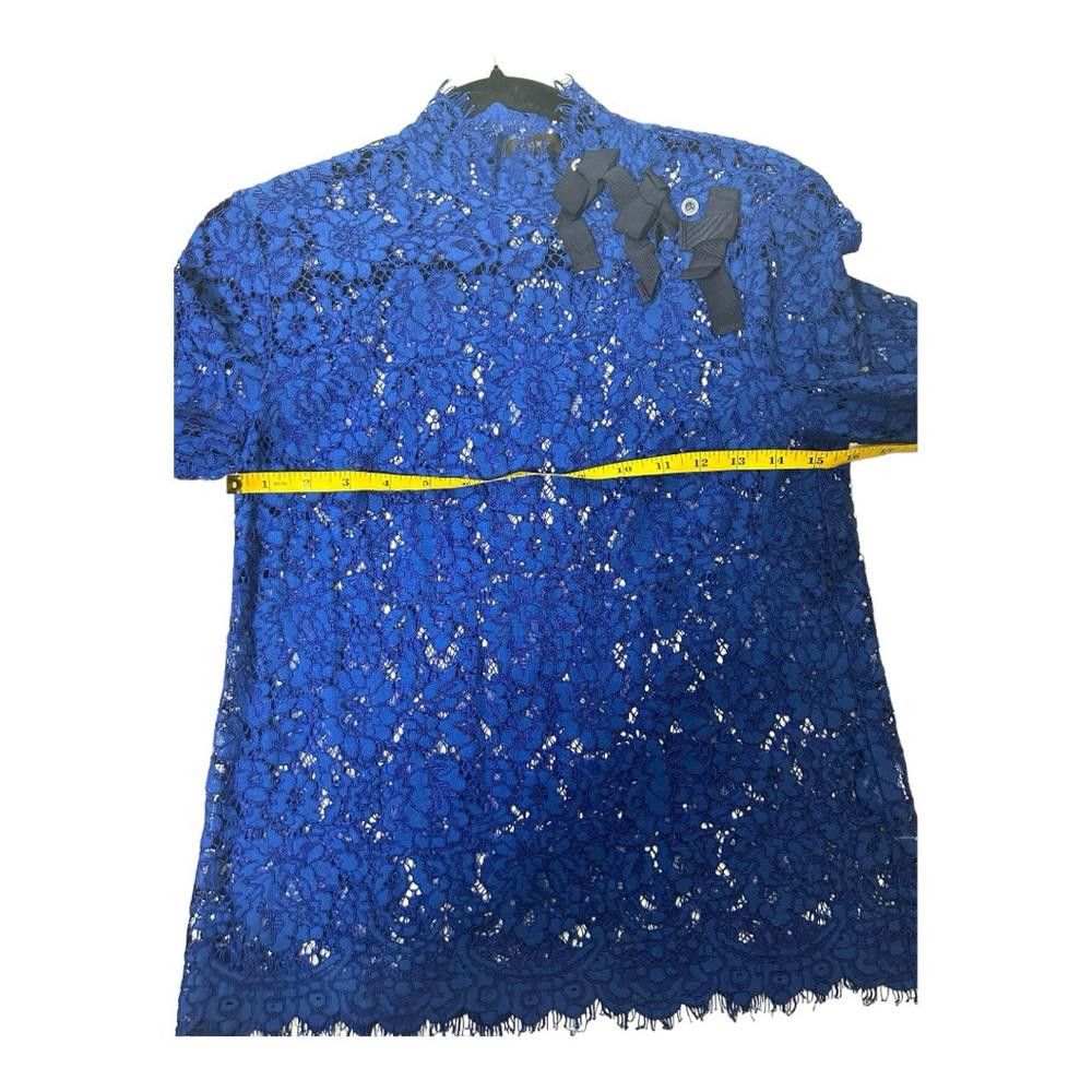 J.Crew J. Crew l Mockneck Top In Floral Lace Size 0 Size XS / US 0-2 / IT 36-38 - 8 Thumbnail