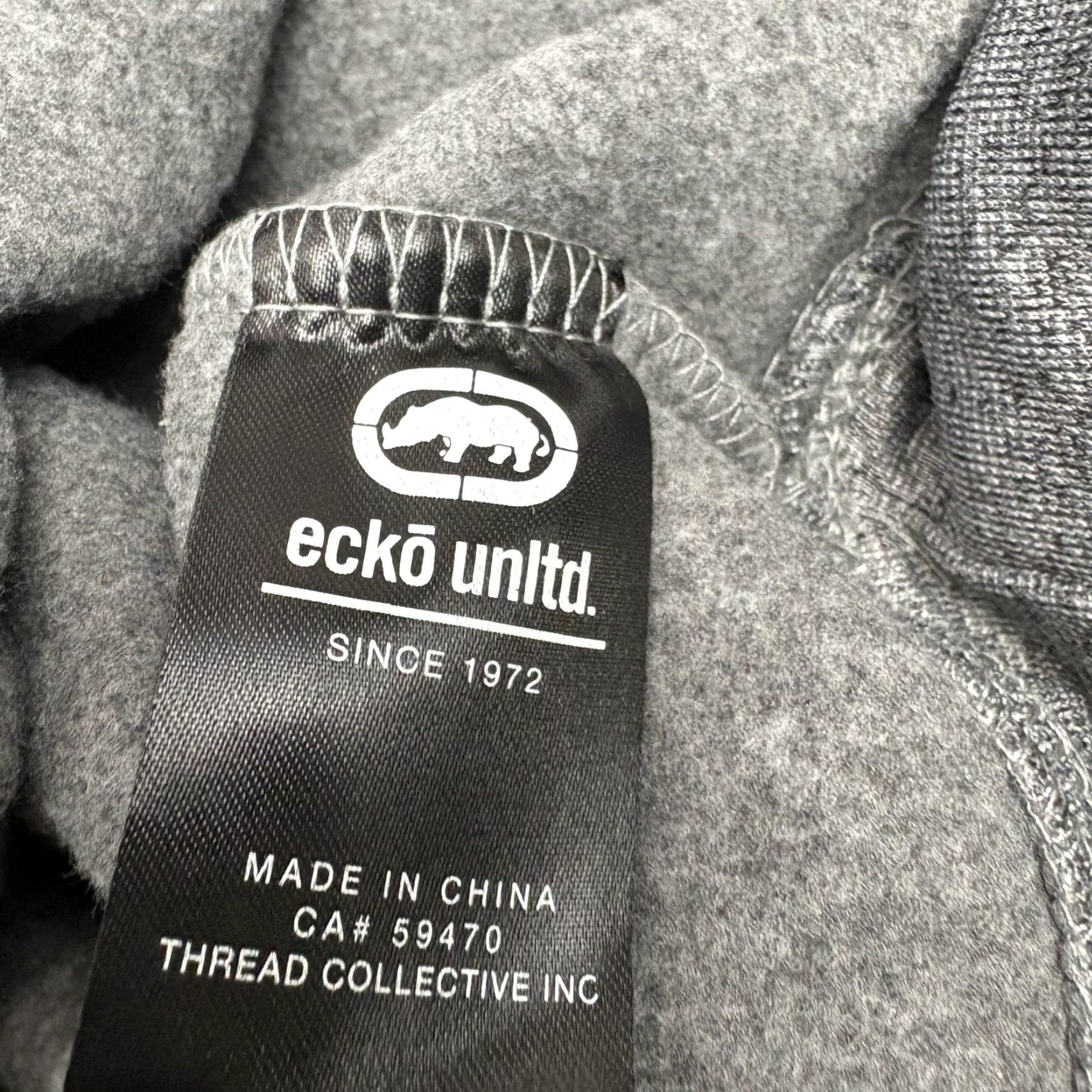 Logo 7 Ecko Unlimited Hoodie Mens Medium Gray Pullover Logo Graphic Sweatshirt Size US M / EU 48-50 / 2 - 5 Thumbnail