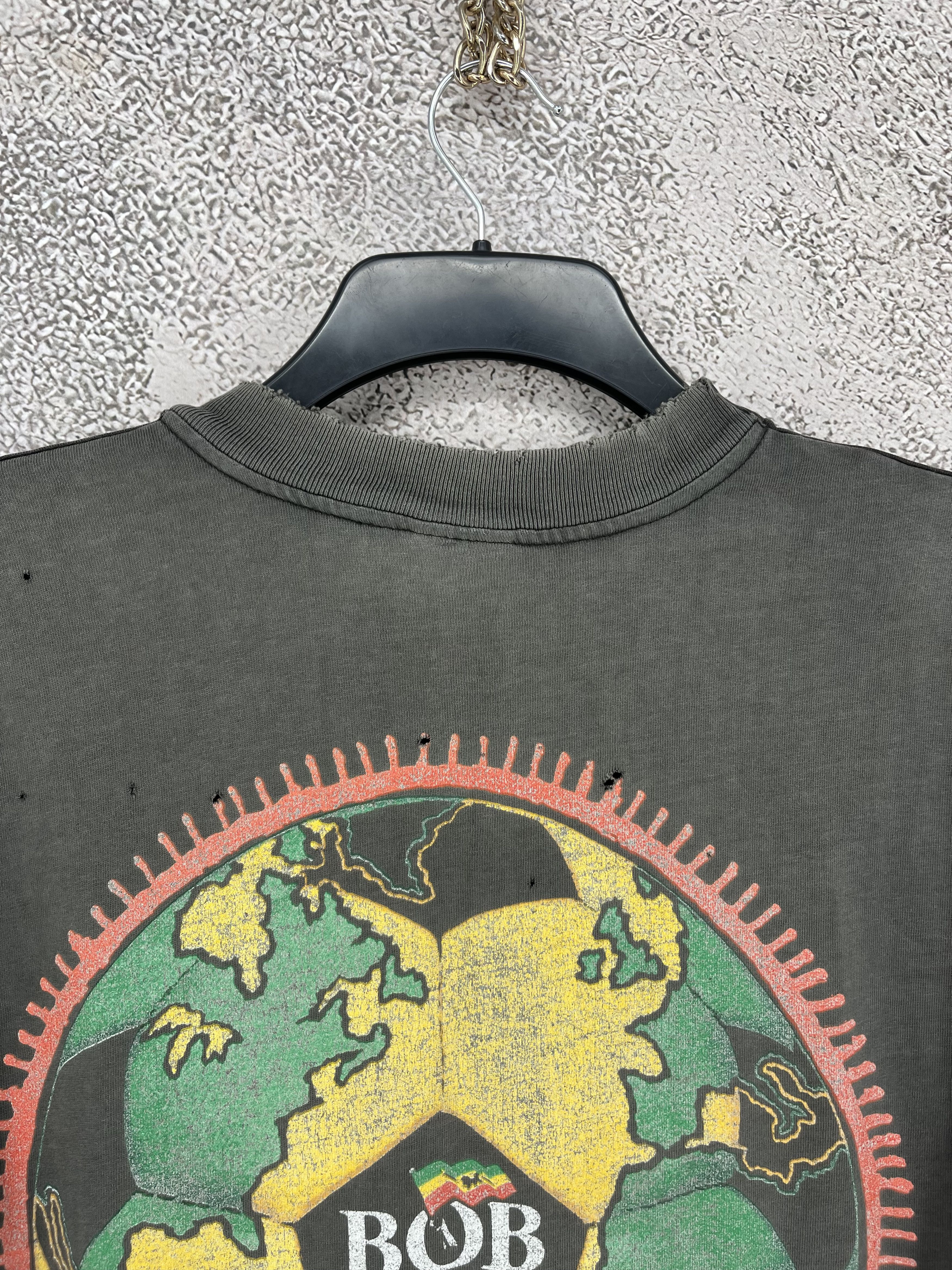 Band Tees VTG 90'S RARE BOB MARLEY SOCCER FOOTBALL T SHIRT MEN'S Size US S / EU 44-46 / 1 - 17 Thumbnail