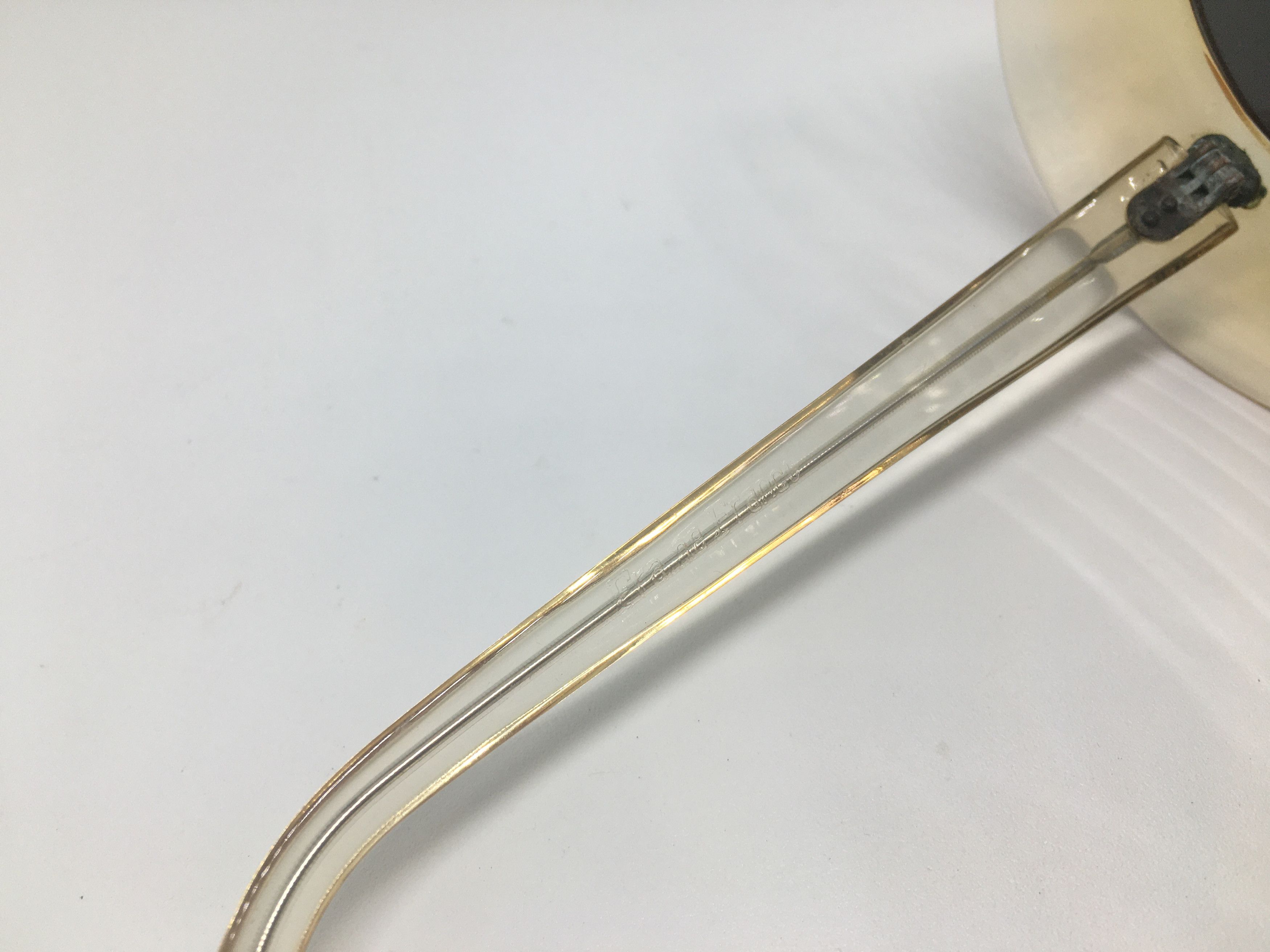 Vintage Vintage Clear Acetate Oversize Round Sunglasses Frame France Size ONE SIZE - 5 Thumbnail