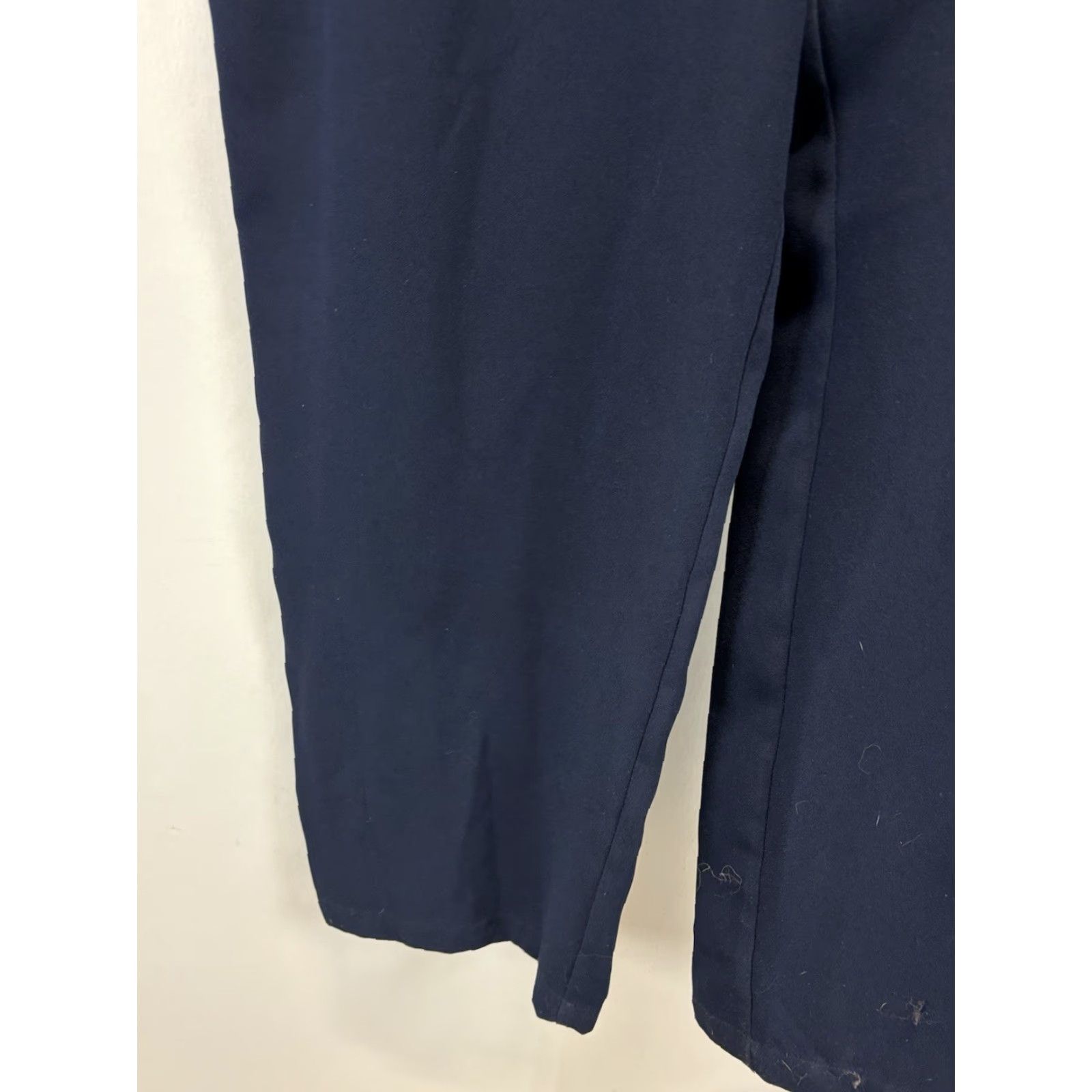 Loft LOFT Sleeveless Jumpsuit Sz X-Large Women’s Navy Wide Leg Pockets Career Comfort Size 40" / US 18 - 4 Thumbnail