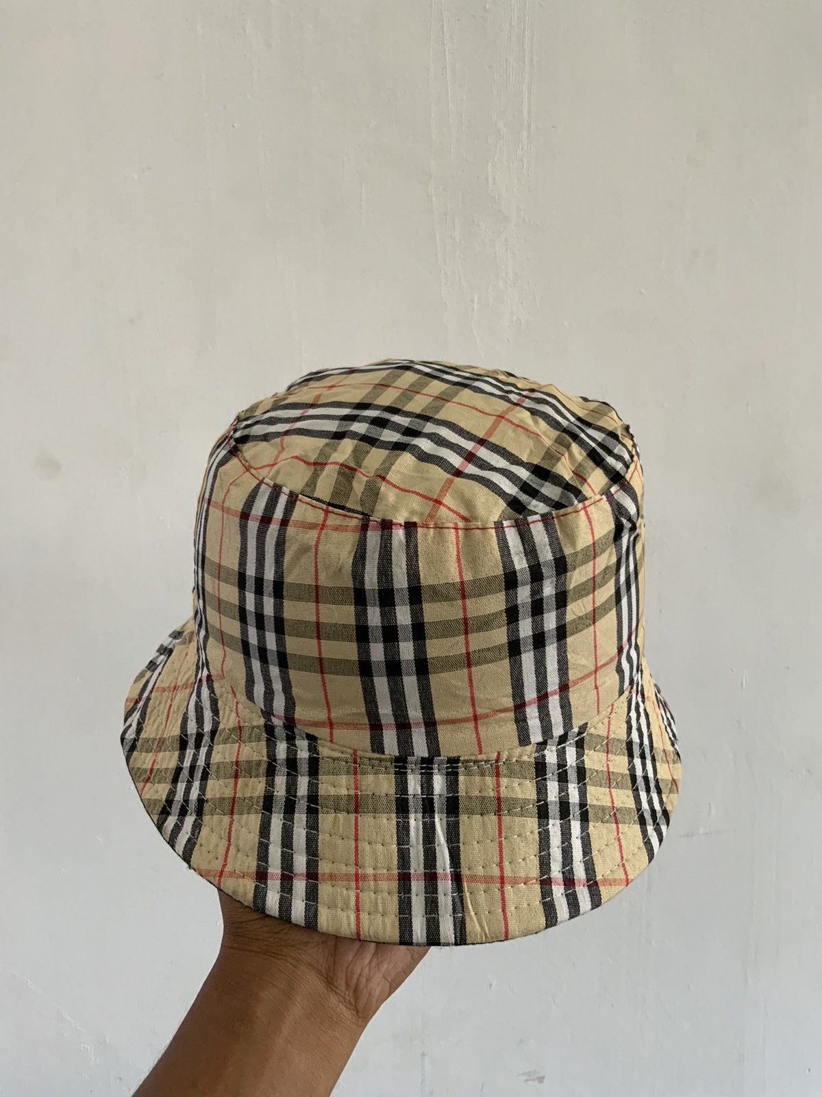 Japanese Brand Reversible Denim Designer inspired Burberry Hat Size ONE SIZE - 10 Thumbnail