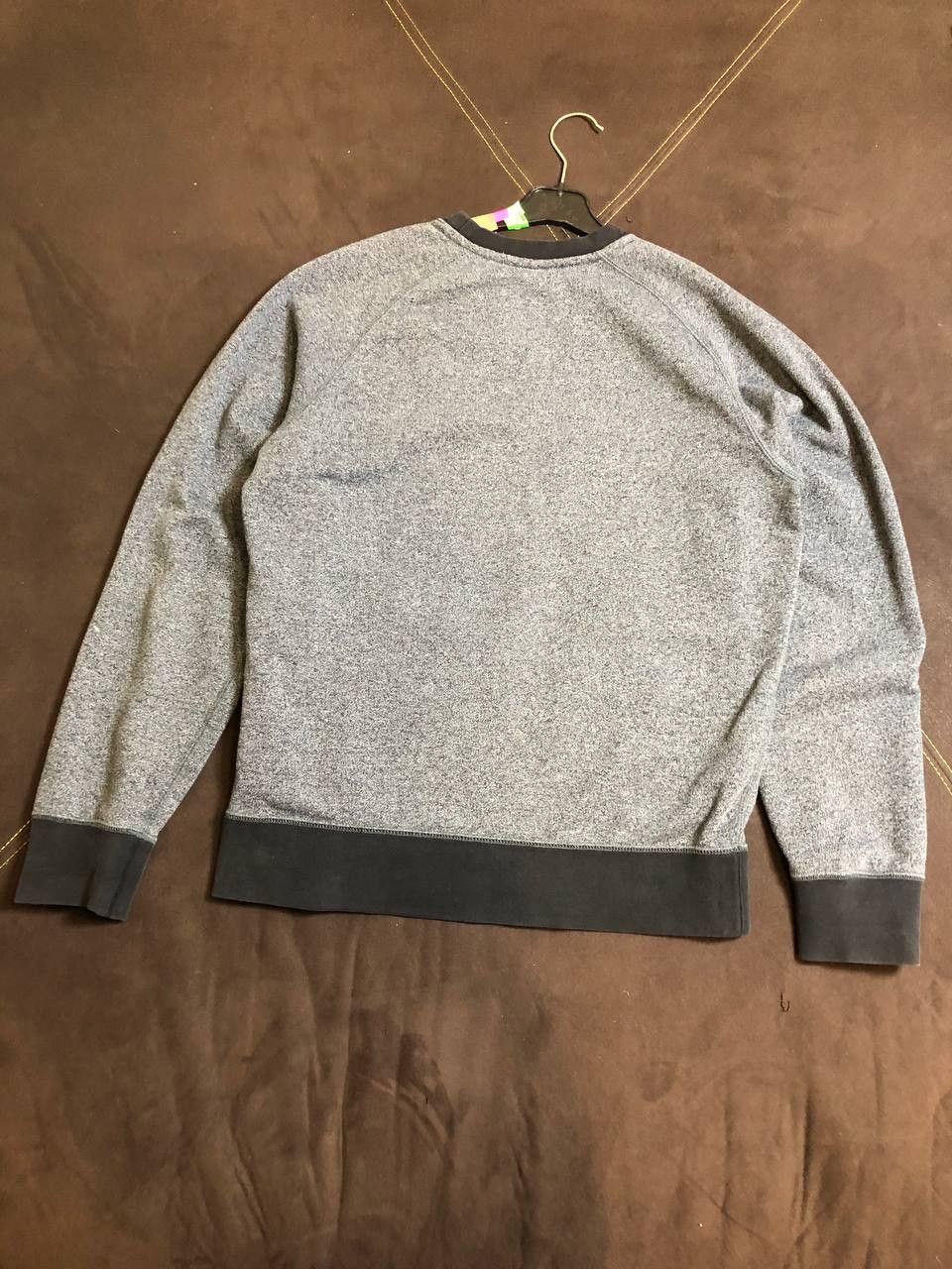Nike Nike Sweatshirt Grey The Varsity Crew Shoebox Logo Pullover Size US S / EU 44-46 / 1 - 6 Thumbnail