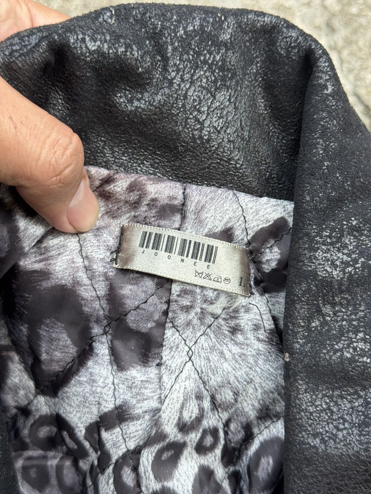 14th Addiction 2000s Waxed Vkei Japanese Jacket Black Size US M / EU 48-50 / 2 - 6 Thumbnail